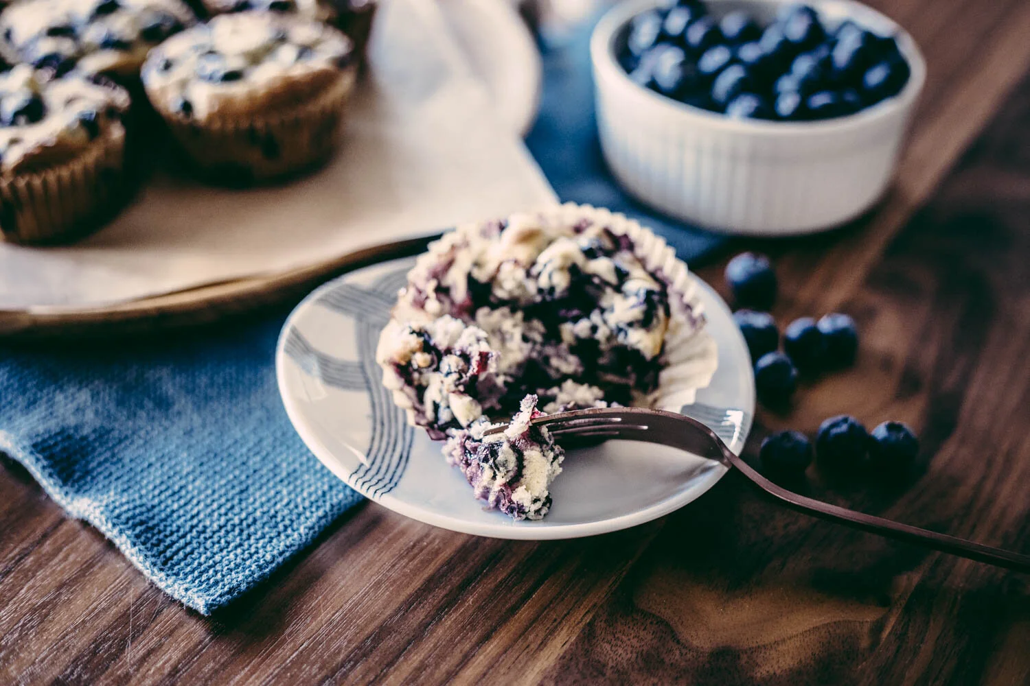 How Robert De Niro Inspired These 'Falling Apart' Blueberry Muffins