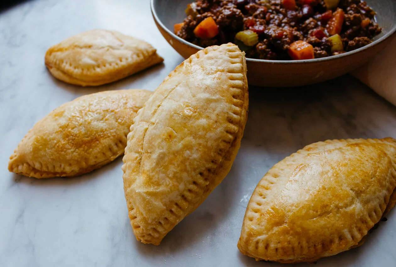 Bison Chili Hand Pies in Smoked Paprika Dough &amp; REMEMBER THE TITANS