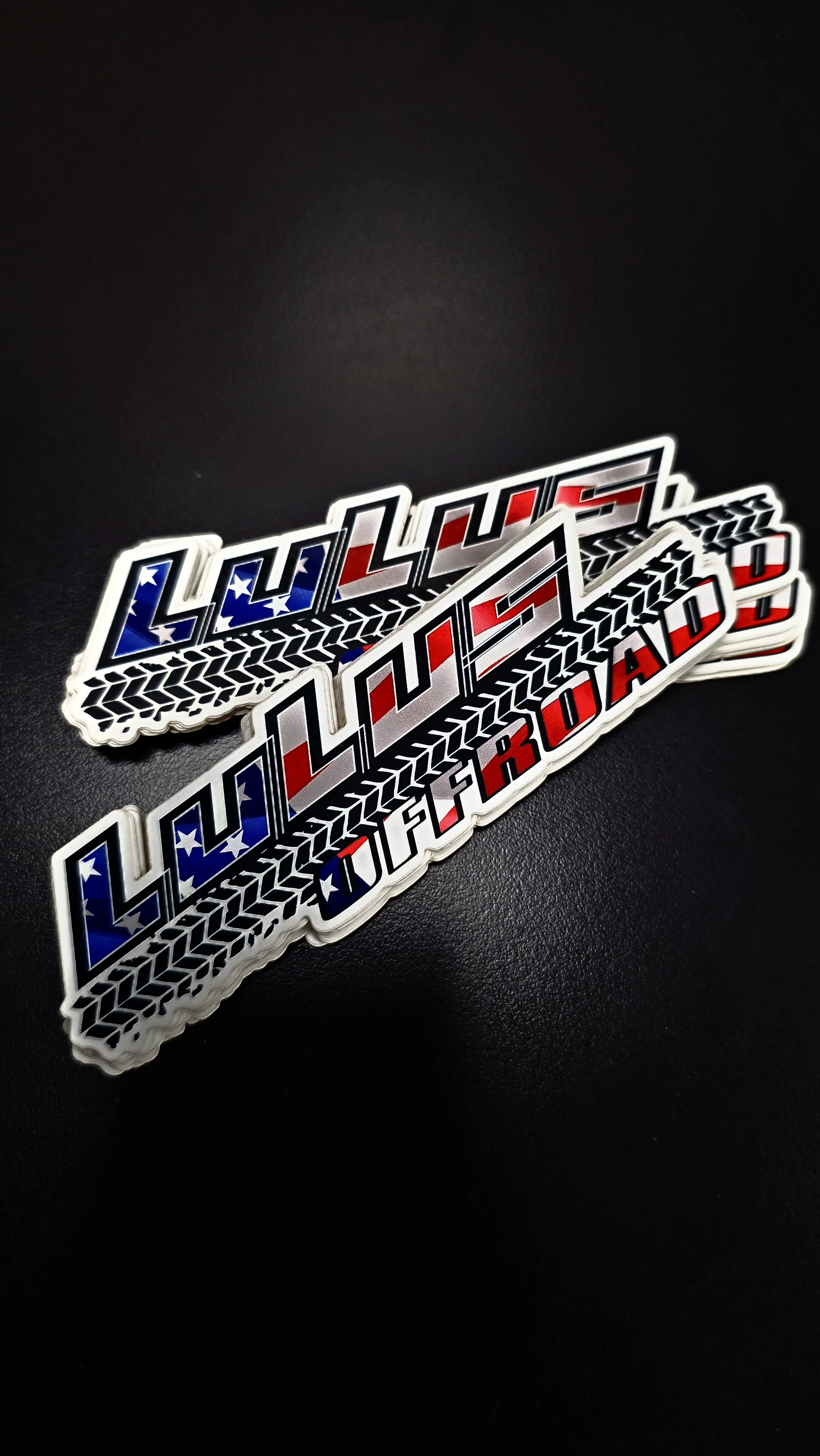 Lulu's Offroad America Flag Sticker