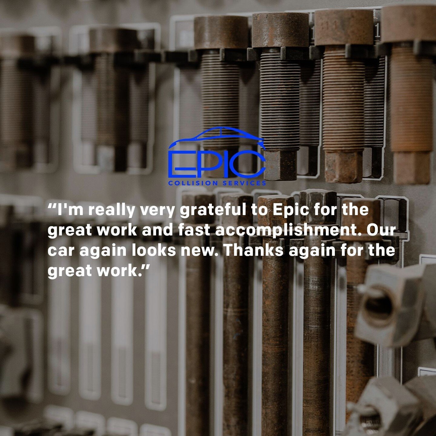 Read this recent review left by a customer. At Epic Collision Services we strive for customer satisfaction each and every time.