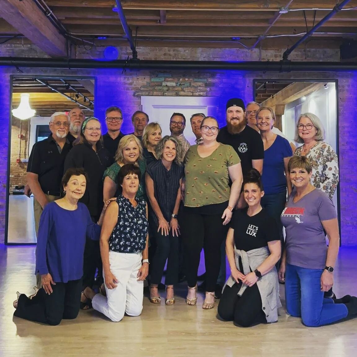 Our Tuesday night group class crew celebrating James and Sarah! After party pics to follow.

#wewillmissyou #adventureawaits #luxdancers #luxdancestudio #downtownstc #stcharlesil