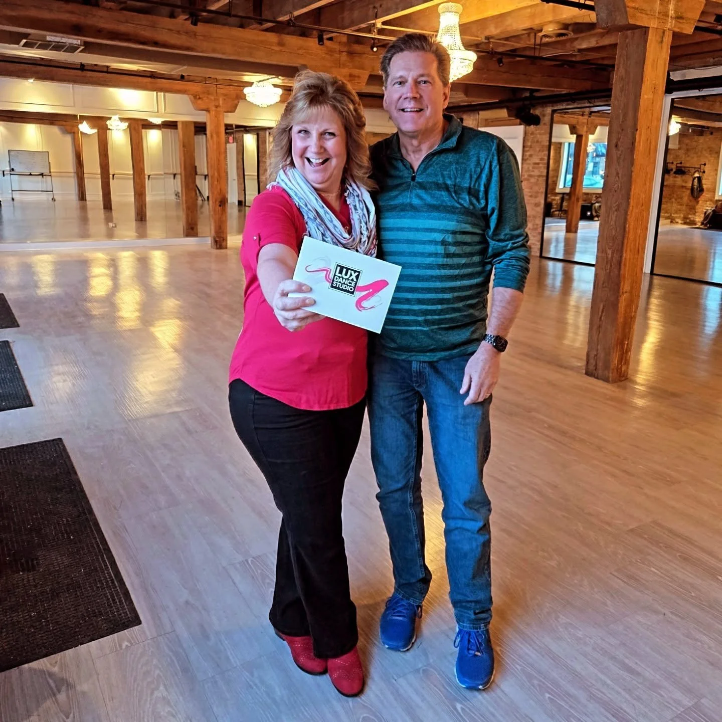 They are officially LUX dancers! Welcome, Steve and Jill!!!

#luxdancers #itstime #greatfriends #stcharlesdance #givethegiftofdance