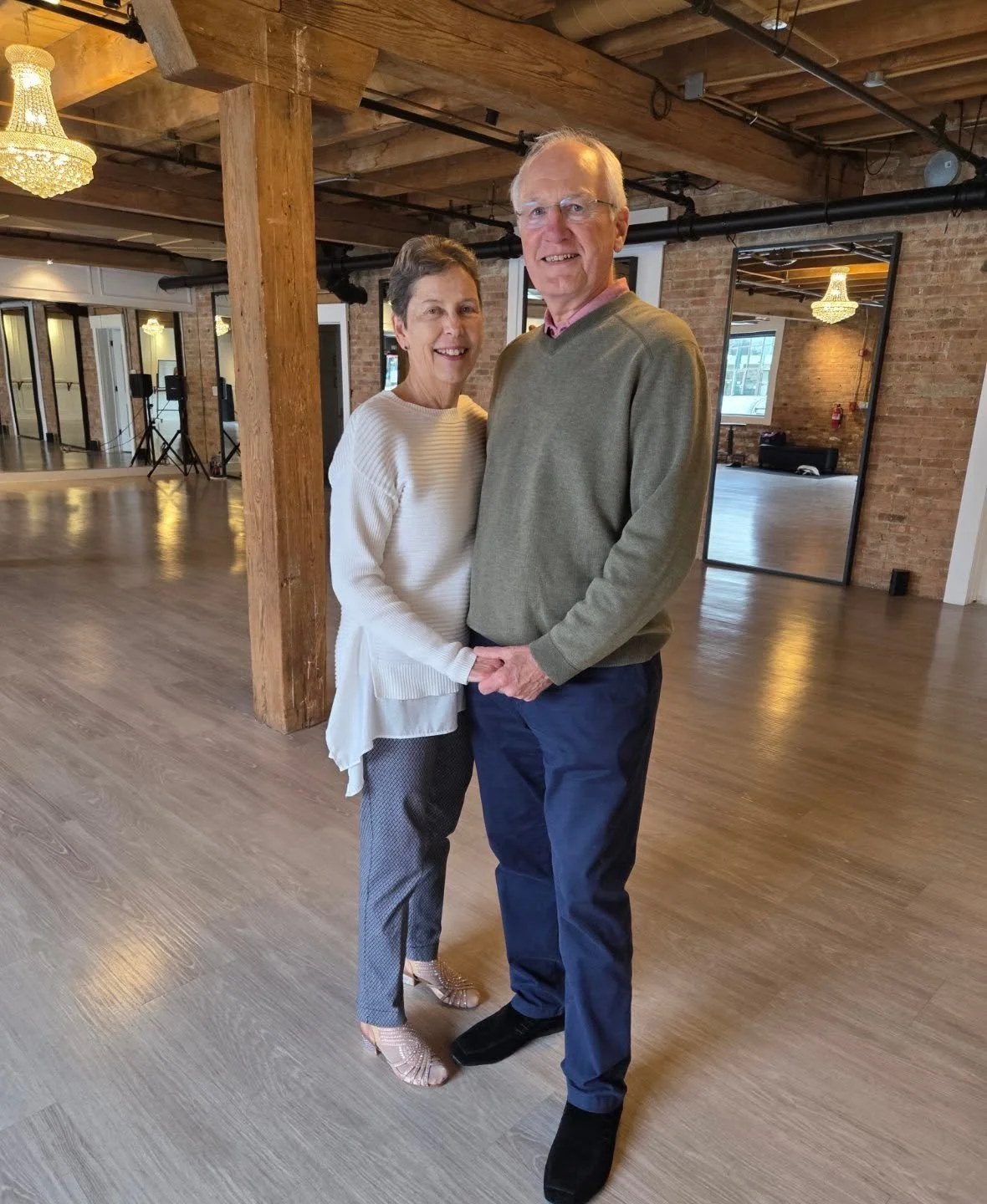 Happy Tuesday!!! Meet LUX dancers, Fran and Sharon. Why do they dance?

'We ballroom dance because it is fun and energizing!

Ballroom dancing allows us to combine art, science, and athleticism. Art is music and movement. Science is counting and moti