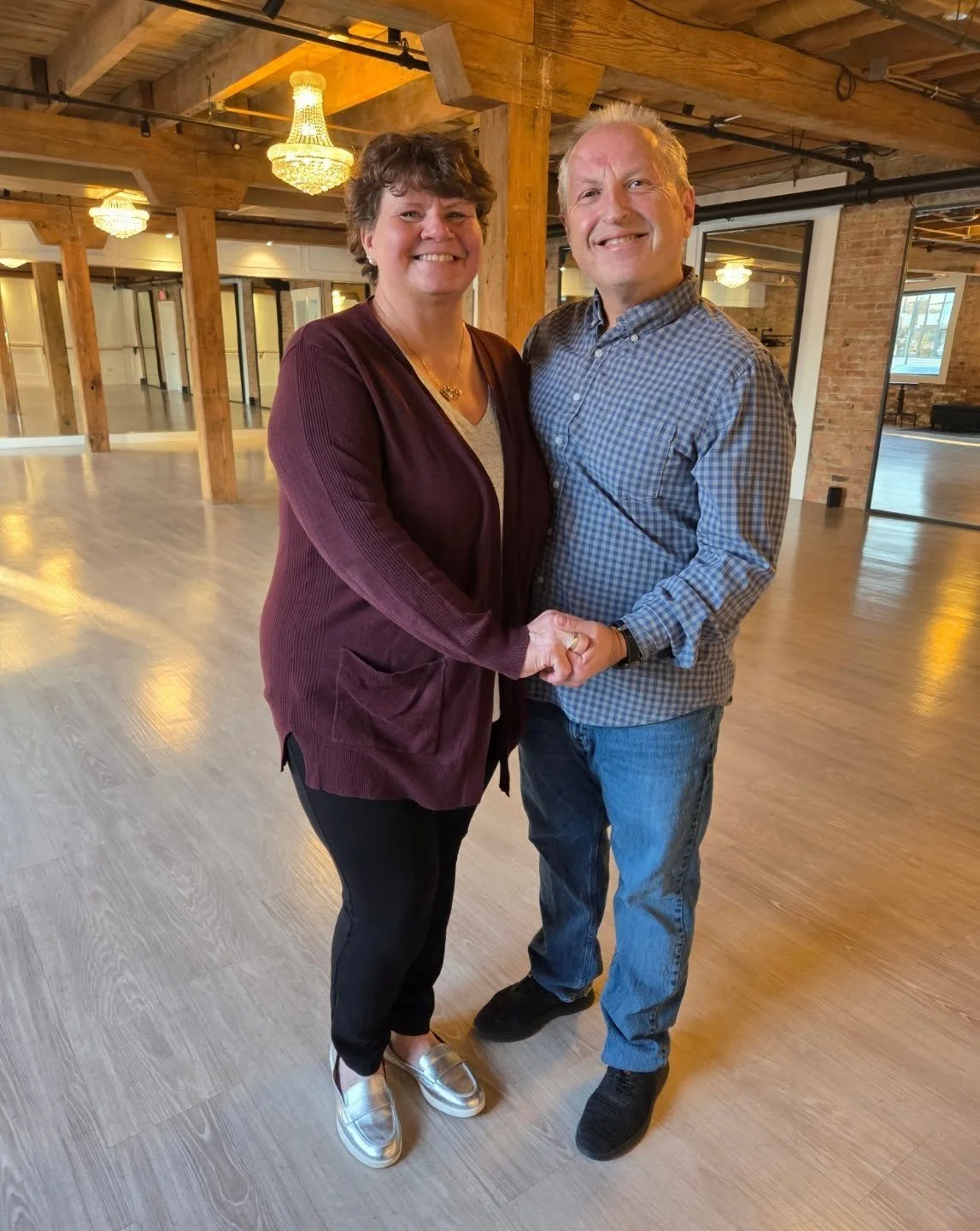 Happy Saturday! Meet LUX dancers, Chris and Bridget! Why do they dance?

&ldquo;We started dancing for our son&rsquo;s wedding but we continue to take lessons as a fun date night. It is a time for  us to stretch ourselves, build our trust in each oth