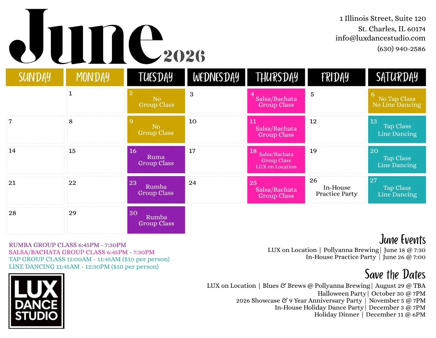 Happy June!!!

#summer #calendar #luxdancers #groupclass #privatedancelessons