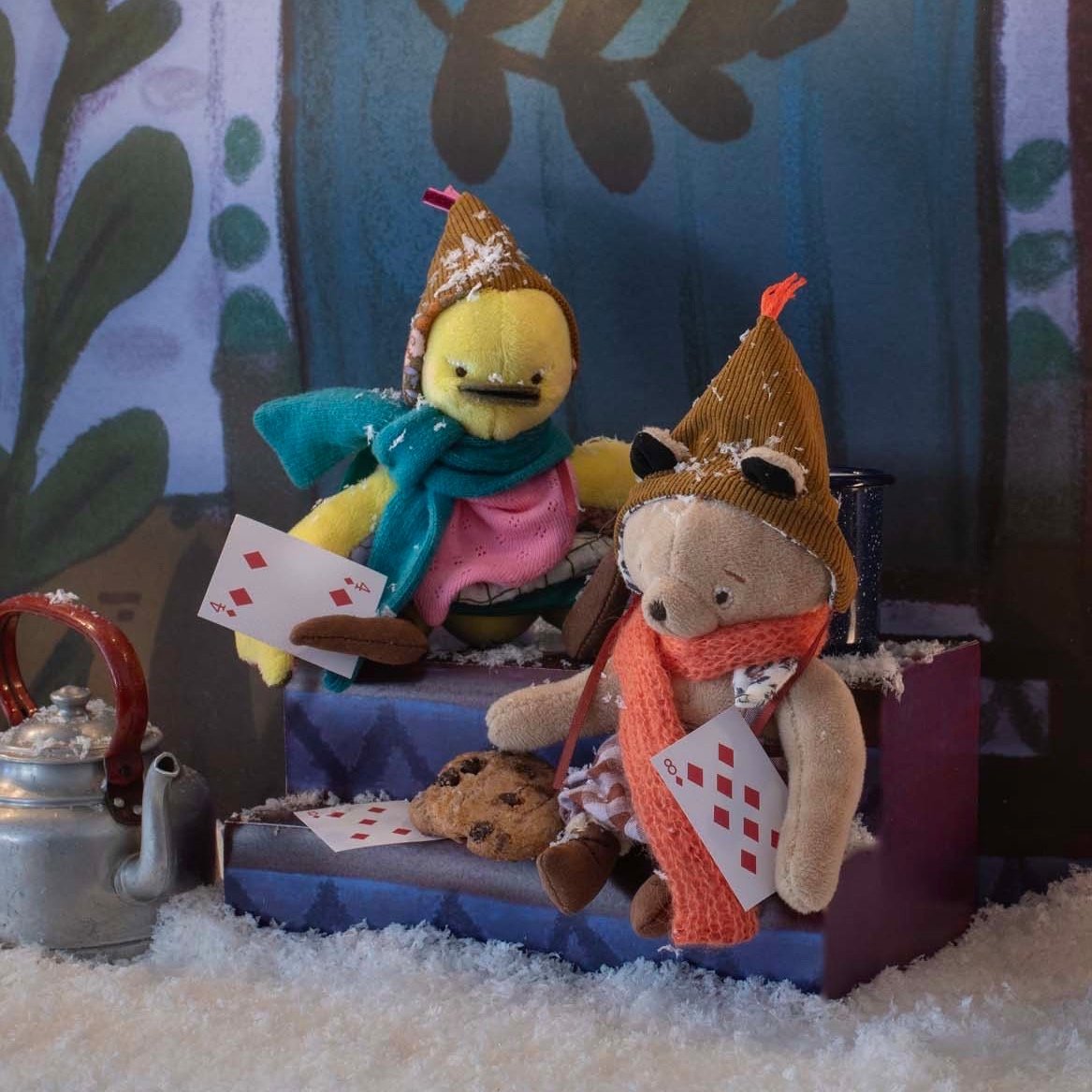 moulin roty les minouchkas rita duck with moulin roty friends
