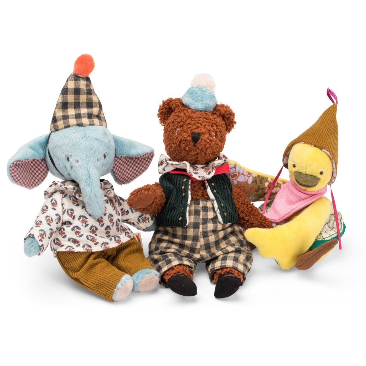 moulin roty les minouchkas baba bear with moulin roty friends