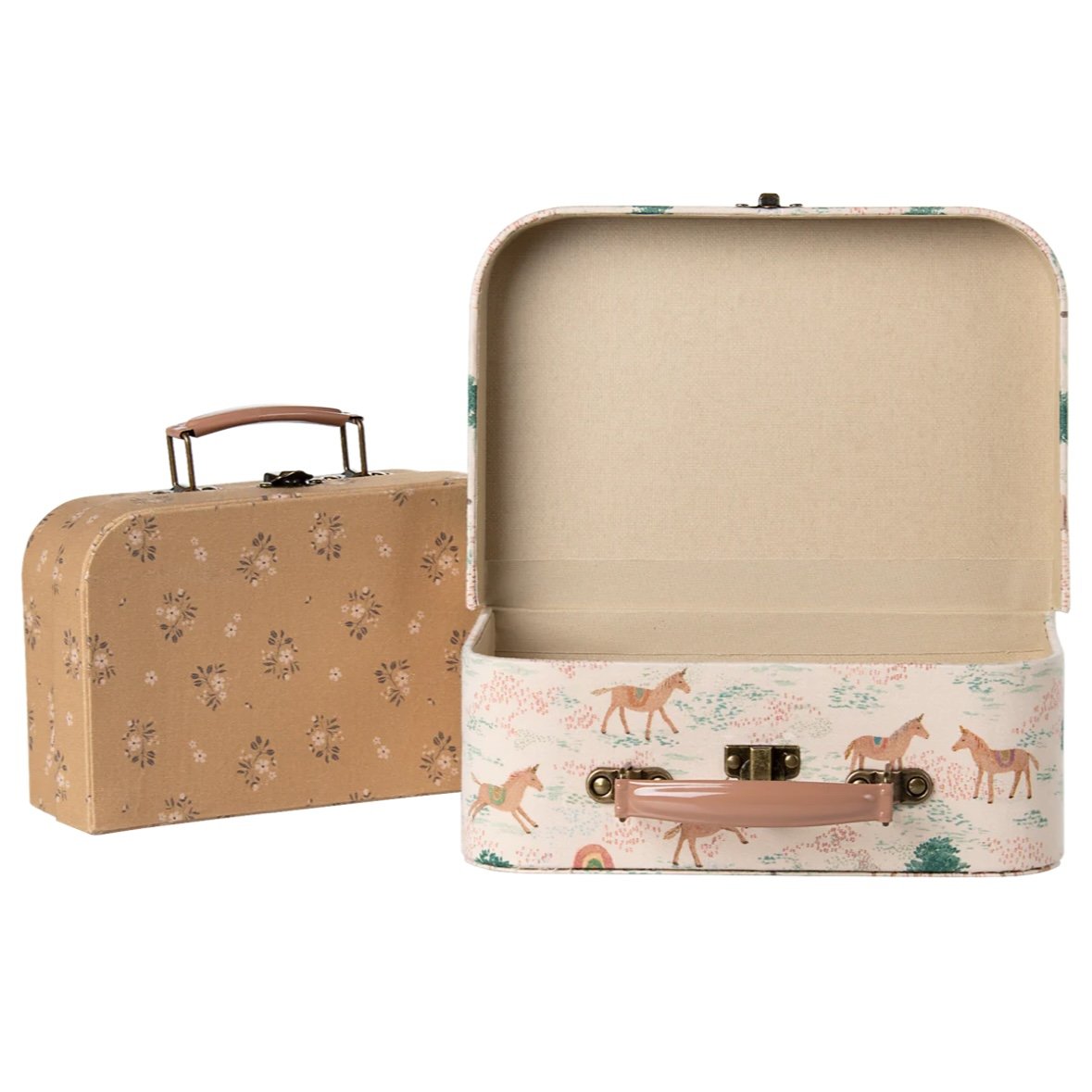 littlewrensnest uk maileg suitcase set two piece unicorn open
