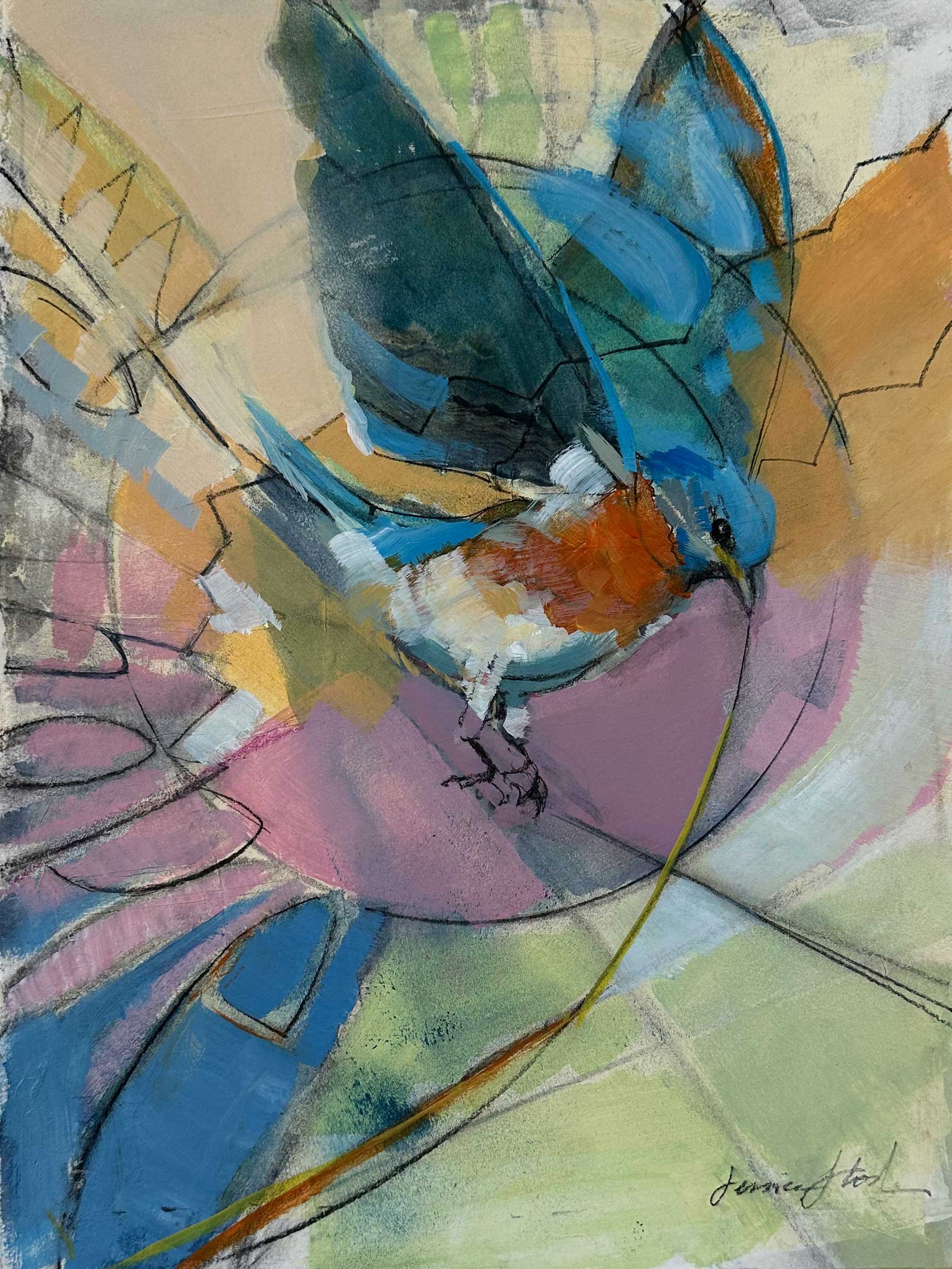 Hope Springs Eternal | Mixed Media on Paper | 14" x 11" sold