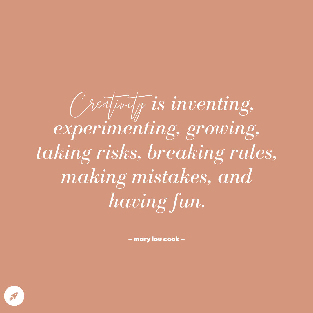 Give yourself permission to be bad at something. Give yourself permission to do something simply because it's fun or it makes you happy.⠀⠀⠀⠀⠀⠀⠀⠀⠀
⠀⠀⠀⠀⠀⠀⠀⠀⠀
Creativity &mdash; and creating space for it &mdash; is important because it allows us time to