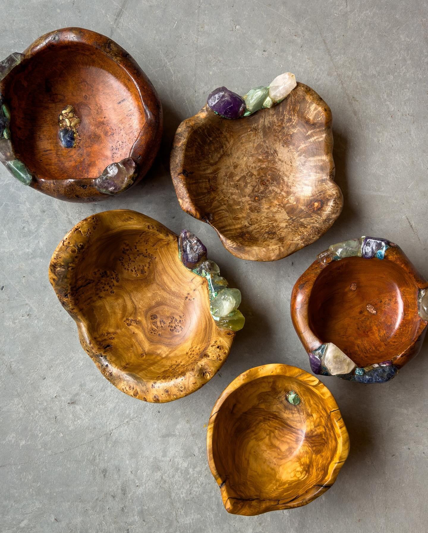 Dear rain,

Wood you be a gem and go away?

Best,
The Art Cellar Crew

Nathan &amp; Mariella Favors handmade wood bowls