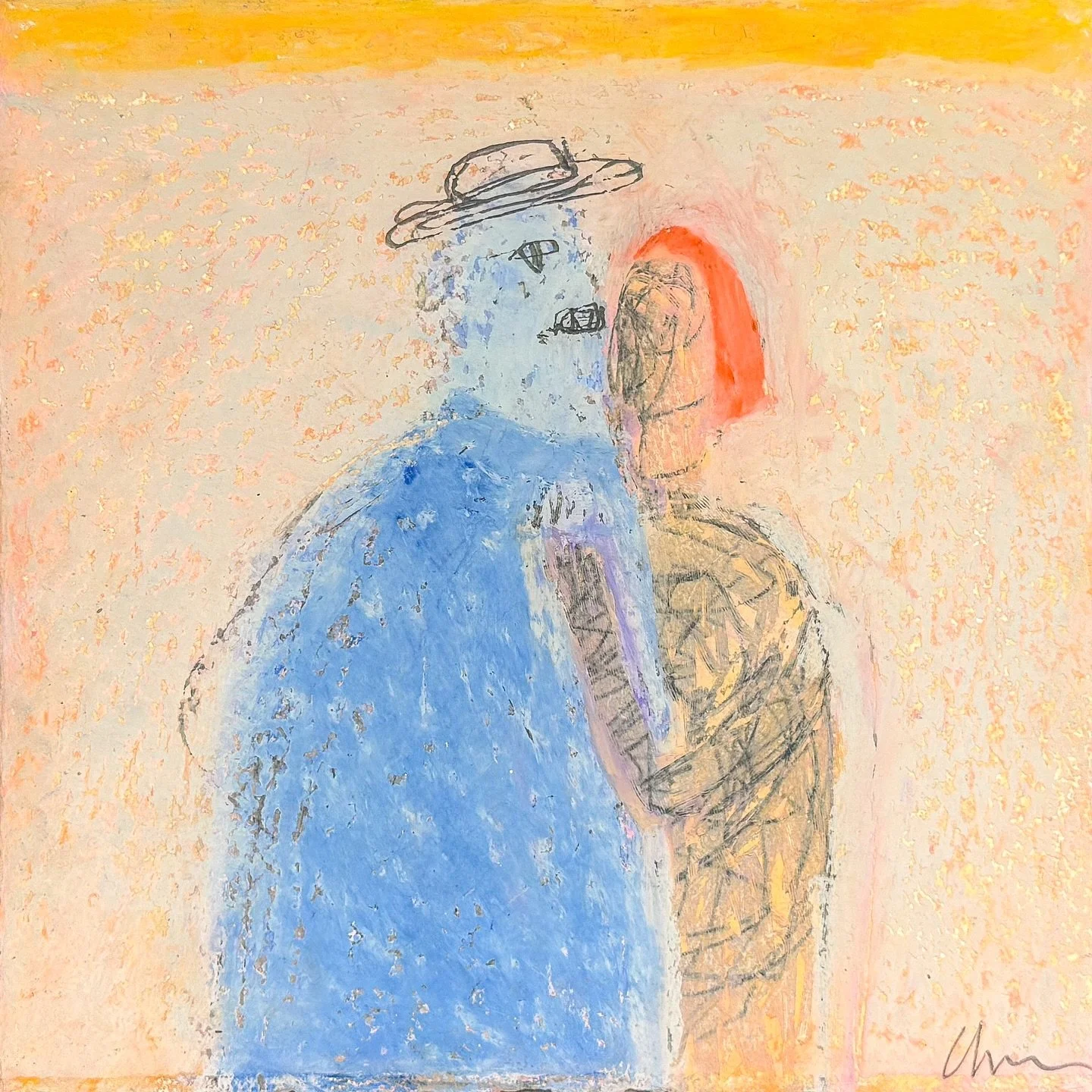 mwah 💋 

&lsquo;Pipe Down Mr. Grumbles&rsquo;
Raymond Chorneau, 2024