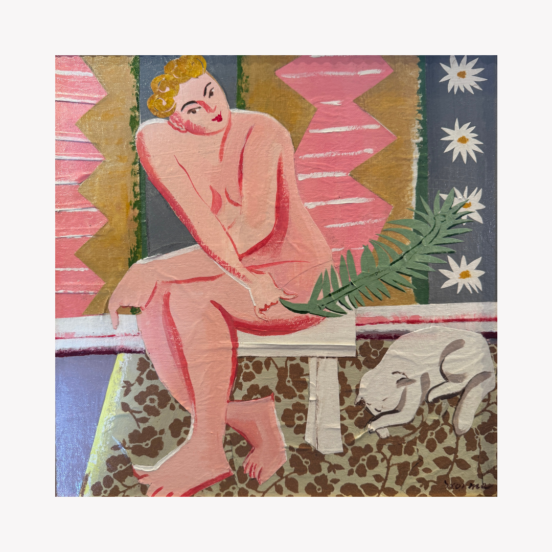 Little Pink Nude with Kitty