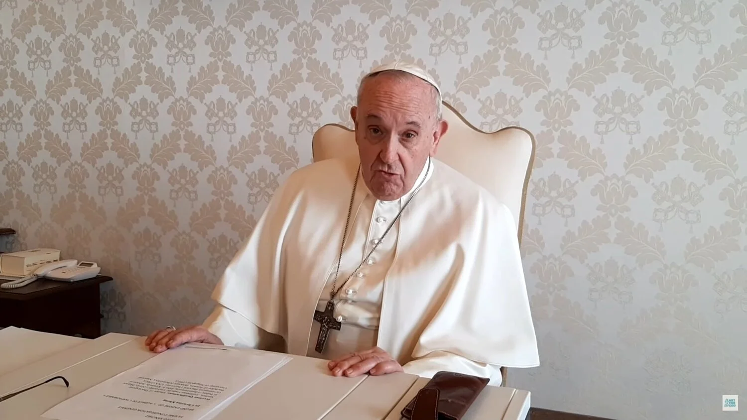Pope Francis speaking!