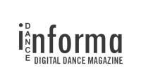 Informa Digital Dance Magazine logo with the text 'DANCE' vertically on the left and 'inform' horizontally on the right.