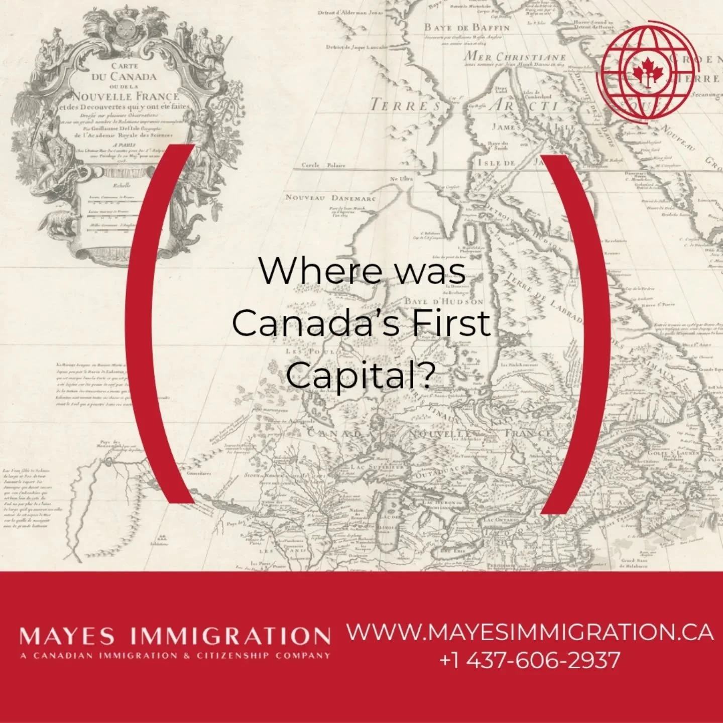 It's Citizenship Quiz time!

This week&rsquo;s Canadian Citizenship Quiz question is:

What was the first capital of Canada?
A) Toronto
B) Kingston
C) Ottawa
D) Montreal

Cast your vote using the poll in this post &mdash; not in the commens.

Take th