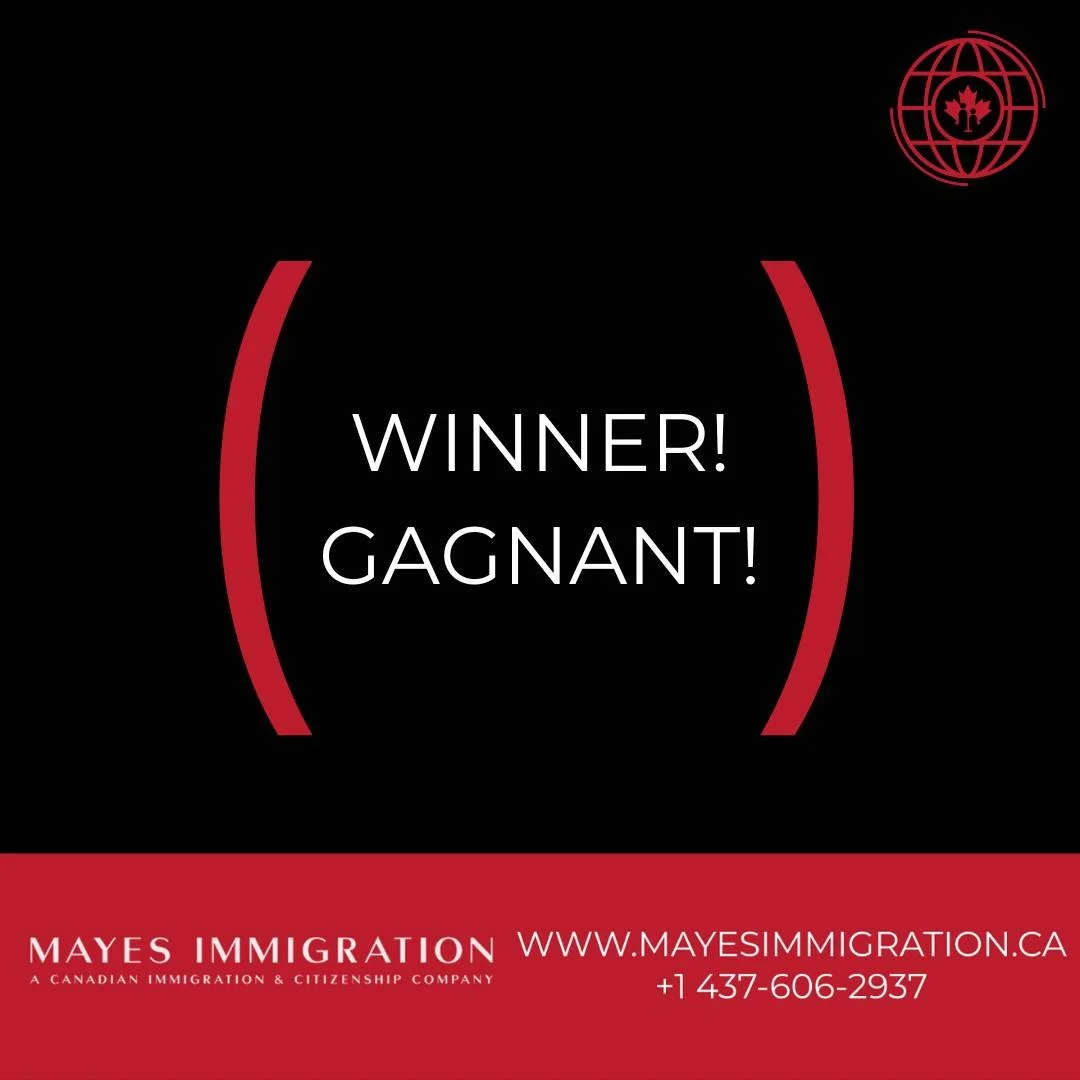 We are thrilled to be back! We sincerely apologize for the delay in announcing our latest winner.
It has been a busy time here at Mayes Immigration, and we appreciate your patience and continued engagement as we make the announcement of our latest wi