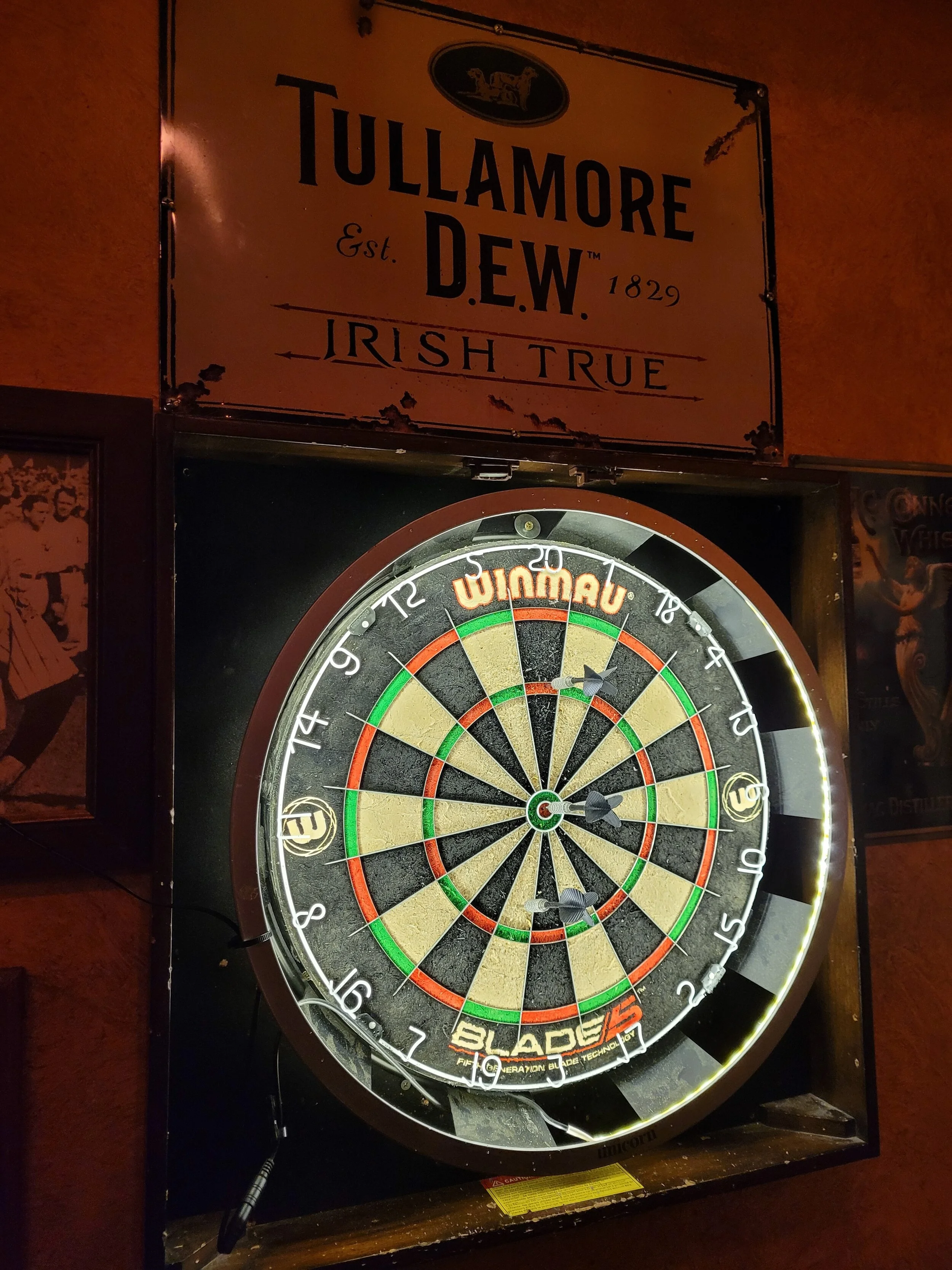 Well Lit Dart Boards