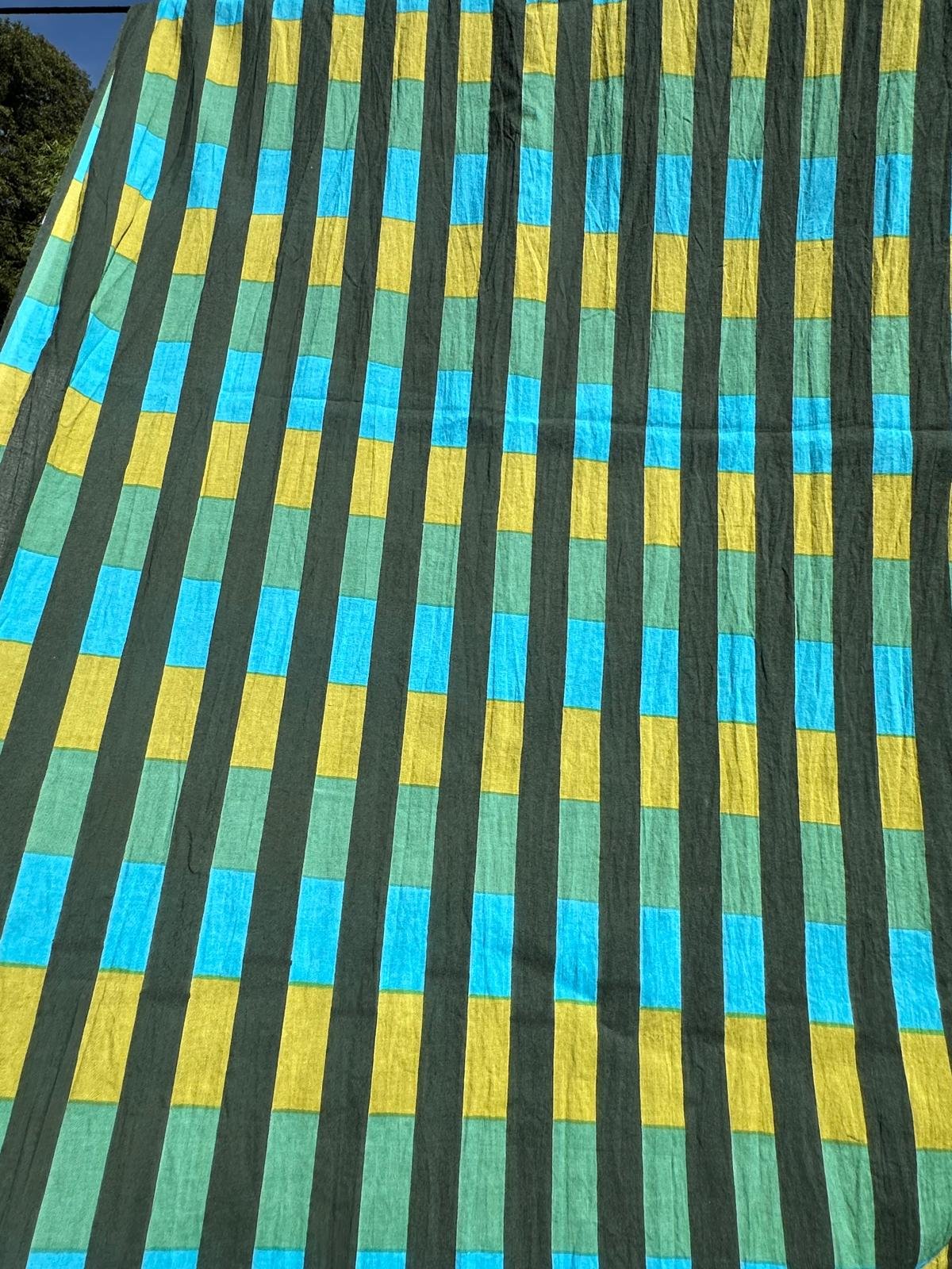 Parallels Plus (Midori) – Organic Cotton Fabric