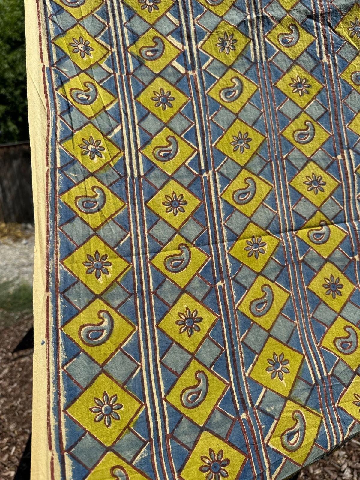 Poolside Mosaic – Organic Cotton Fabric