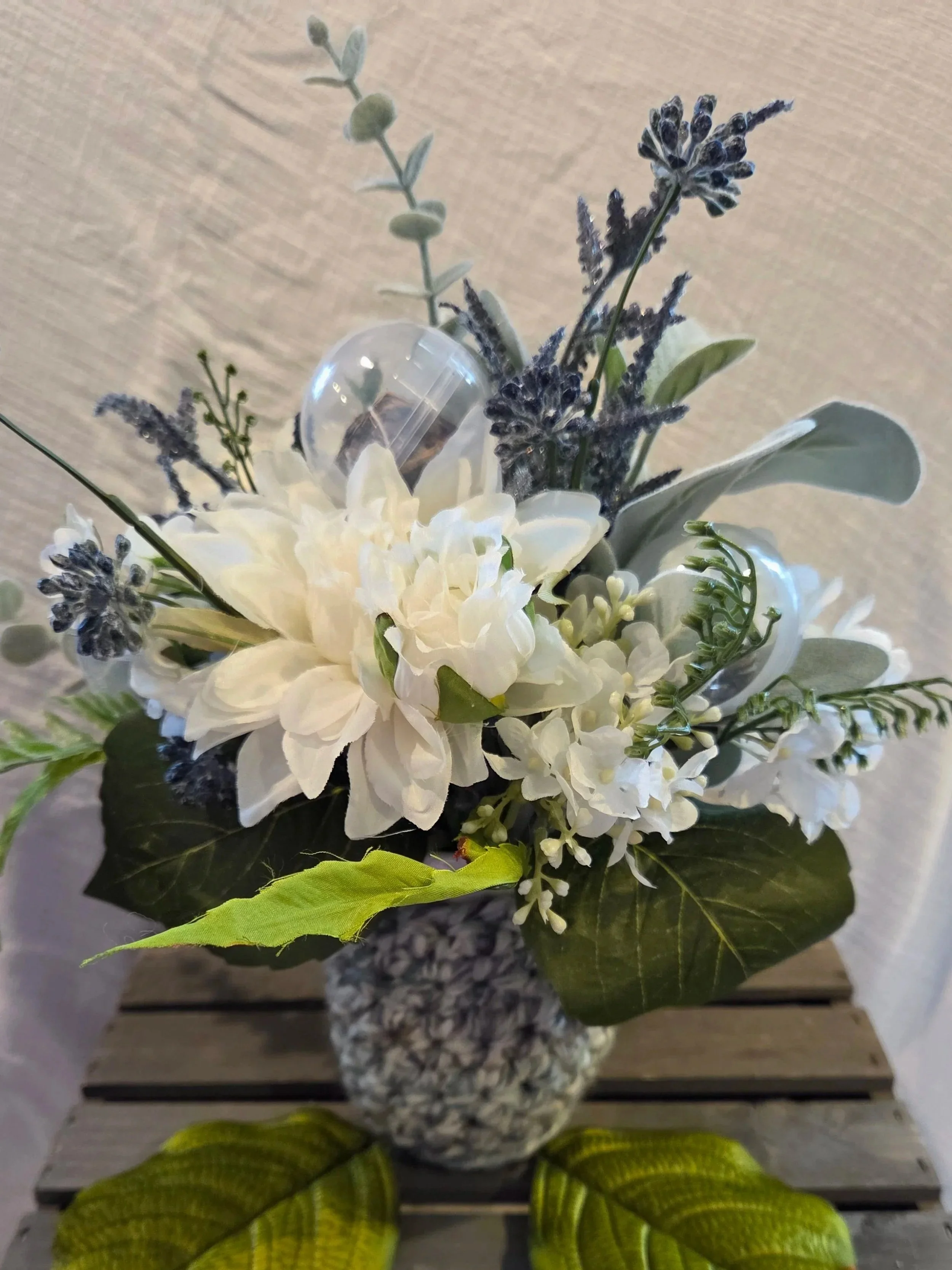 The Moonlit Blues Bouquet with Blooming Teas