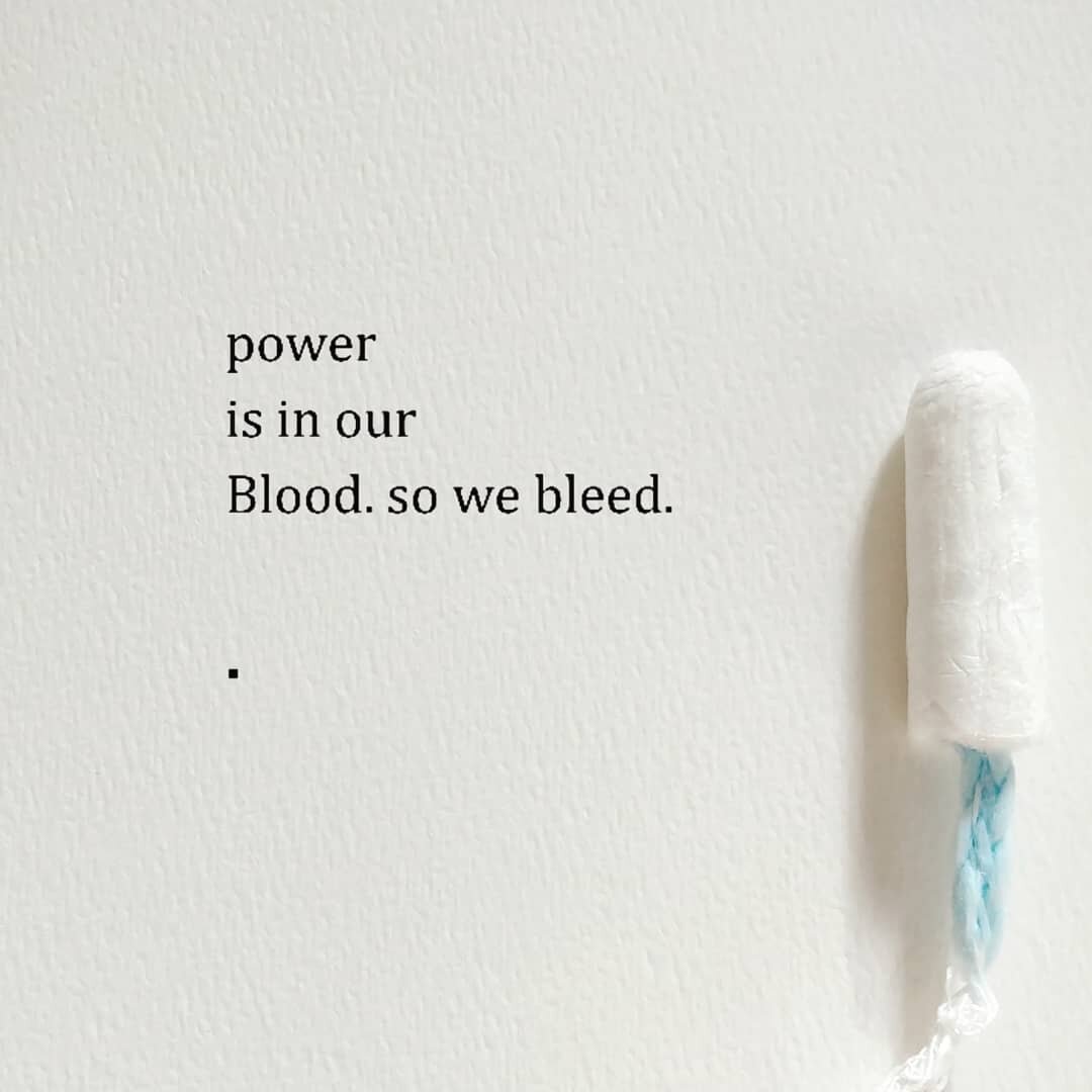 | .  I&rsquo;m angry that the power of my period has been kept away from me for so long. In being educated by Invisible Women and @sammoorestrong about menstruation and physiology, I am approaching my period with a new power and kindness to push myse