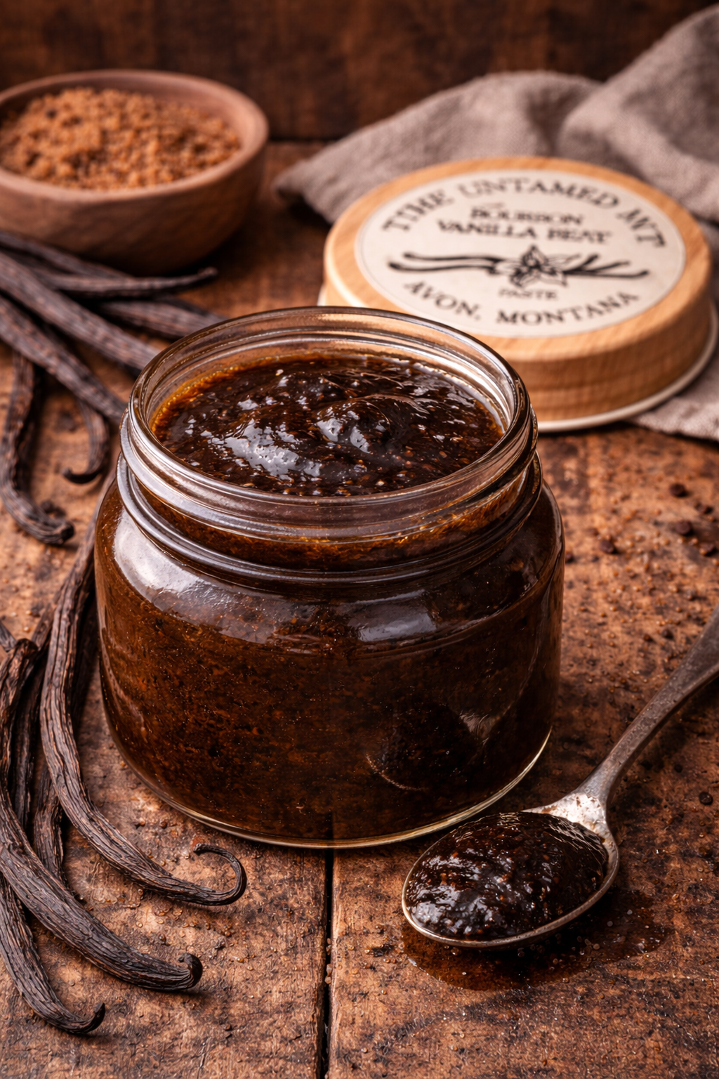 The Untamed MT Bourbon Vanilla bean Paste 8oz