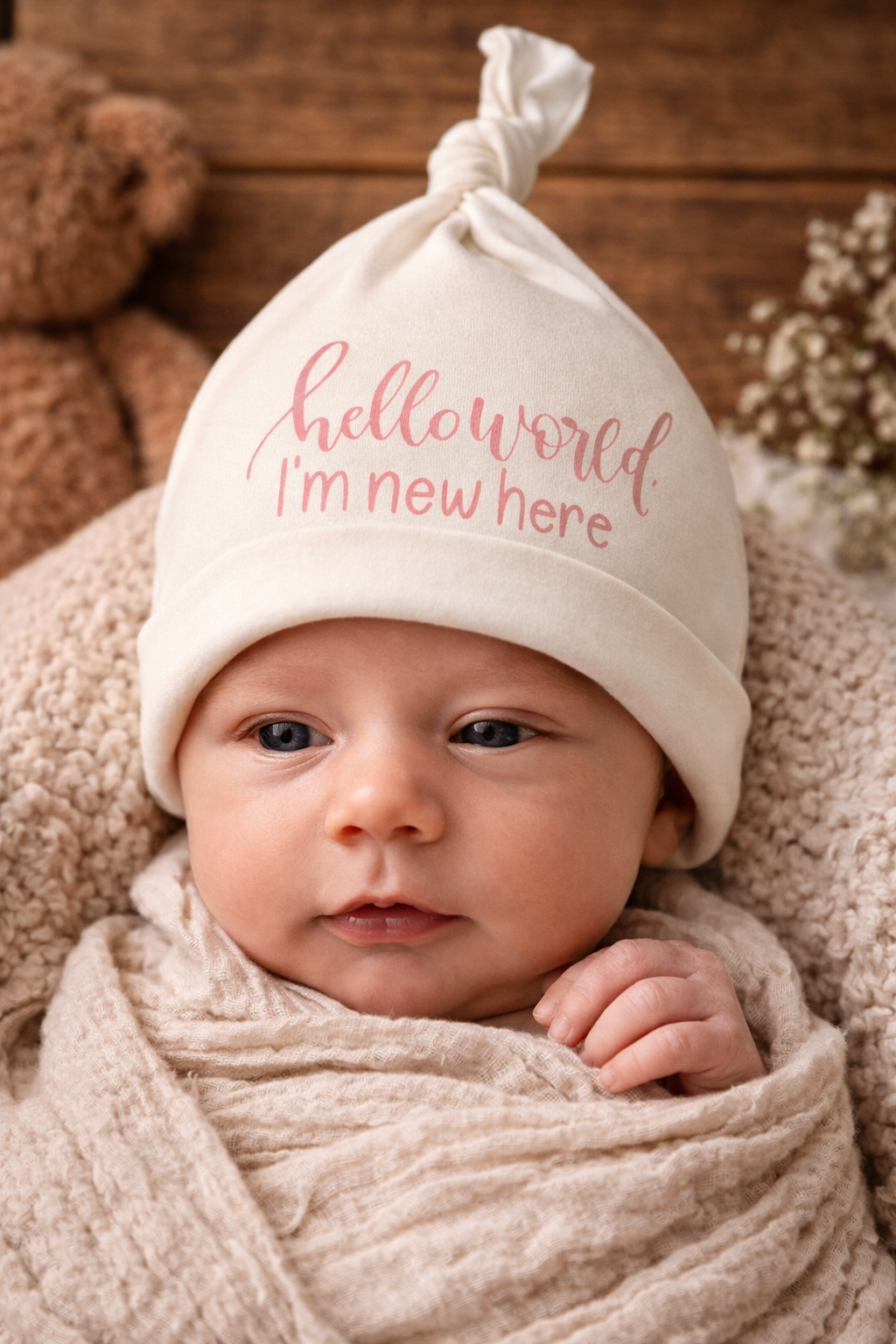 baby beanie hello world pink with baby.png