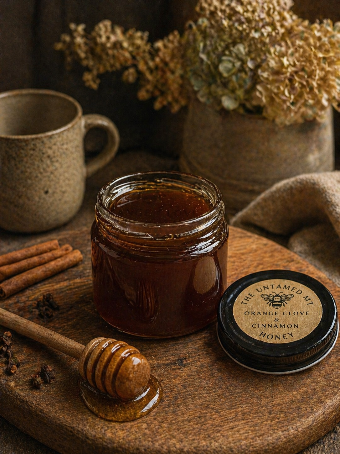 The Untamed MT Orange, Cinnamon and Clove Honey 8oz