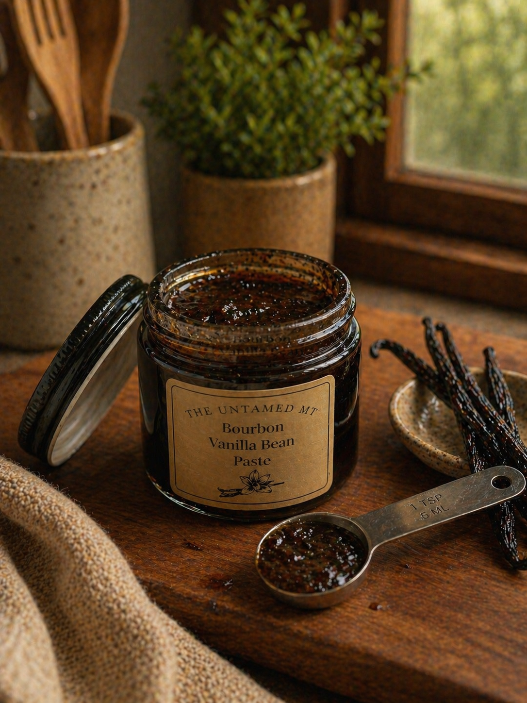 The Untamed MT Bourbon Vanilla bean Paste 8oz