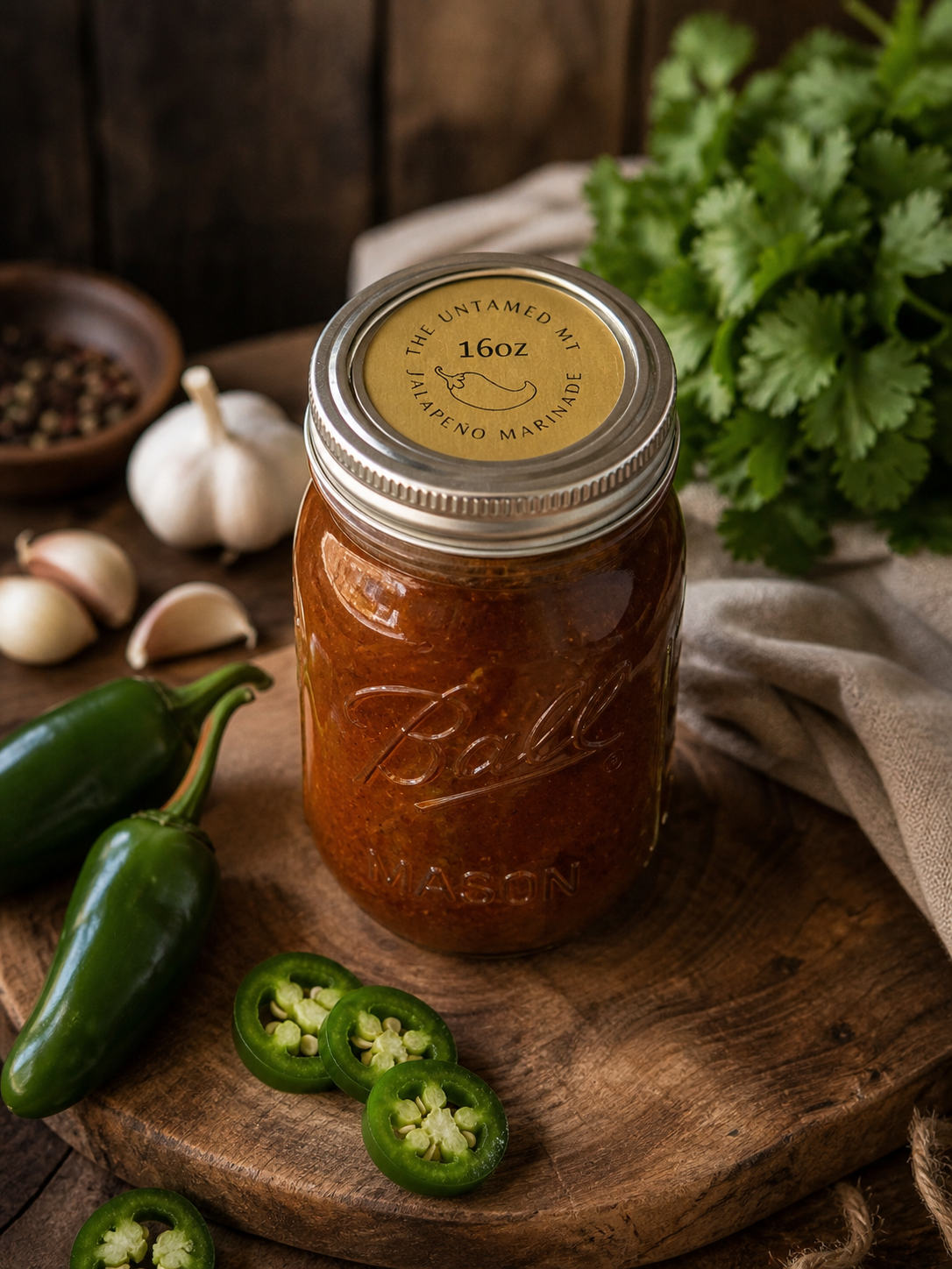 The Untamed MT Candied Jalapeño Marinade 16oz