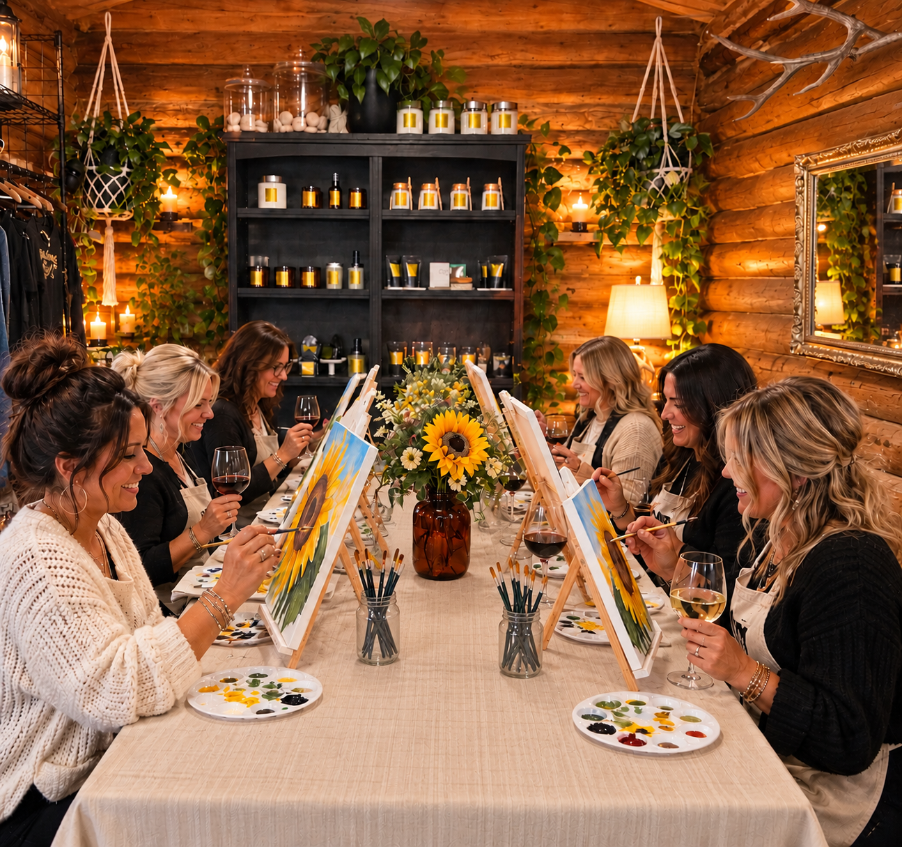 🍷🎨 Private Sip & Paint at The Untamed MT