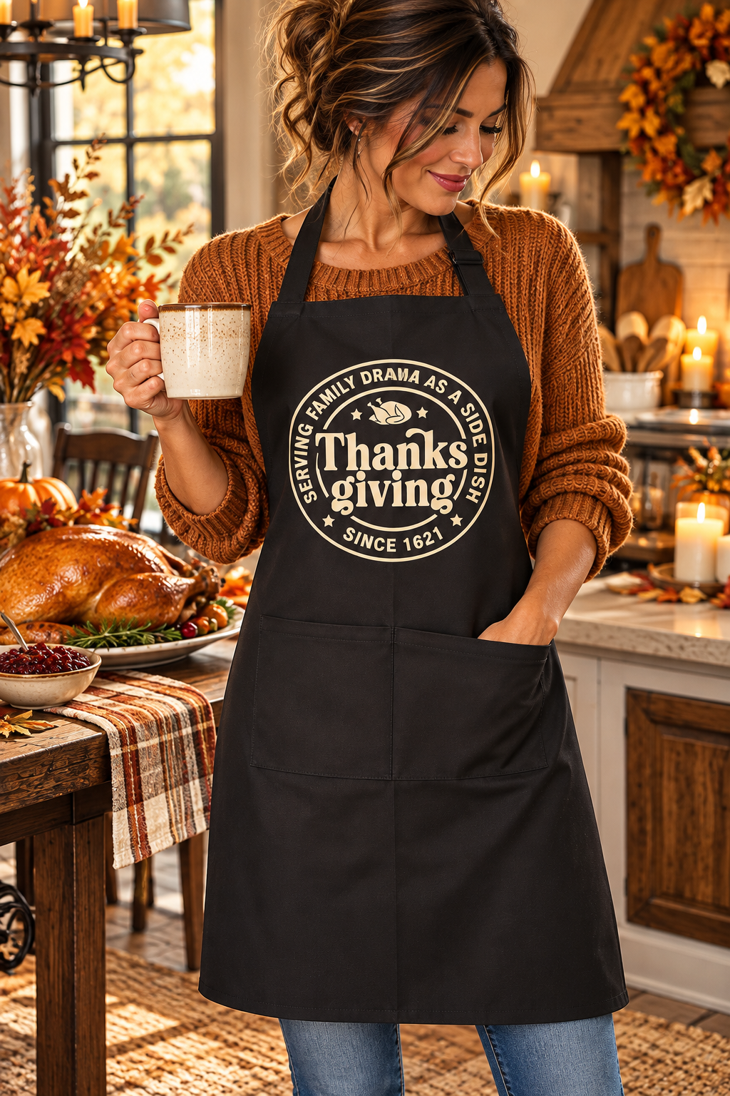 The Untamed MT Thanksgiving Aprons