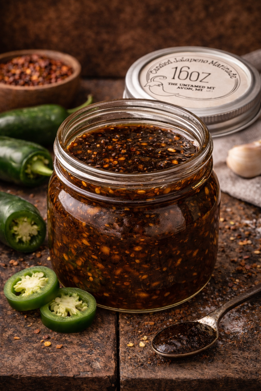 The Untamed MT Candied Jalapeño Marinade 16oz