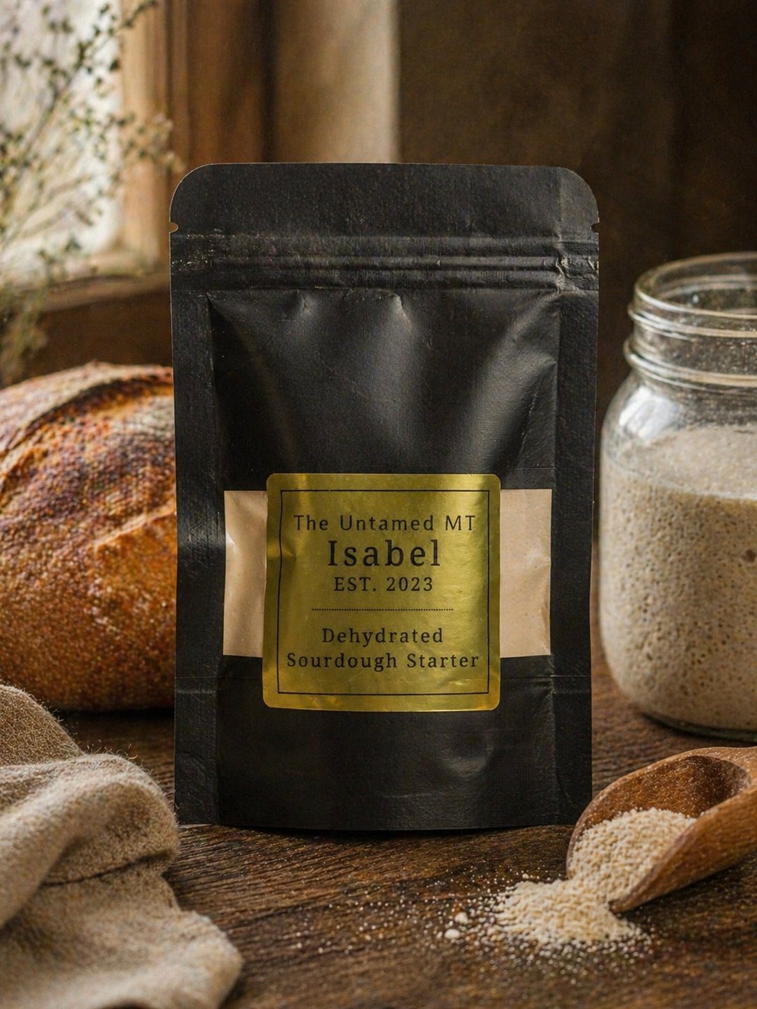 The Untamed MT Dehydrated Sourdough Starter