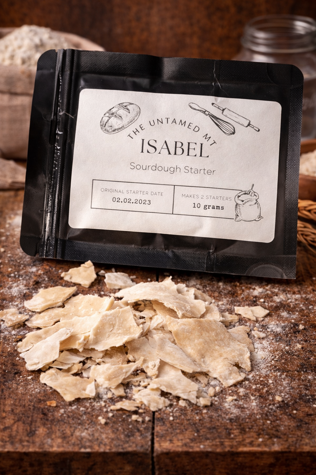 The Untamed MT Dehydrated Sourdough Starter