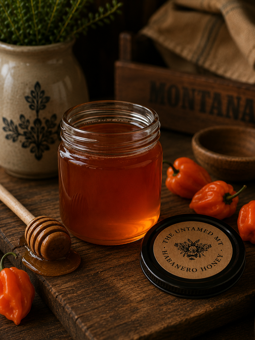 The Untamed MT Habanero Honey 8oz