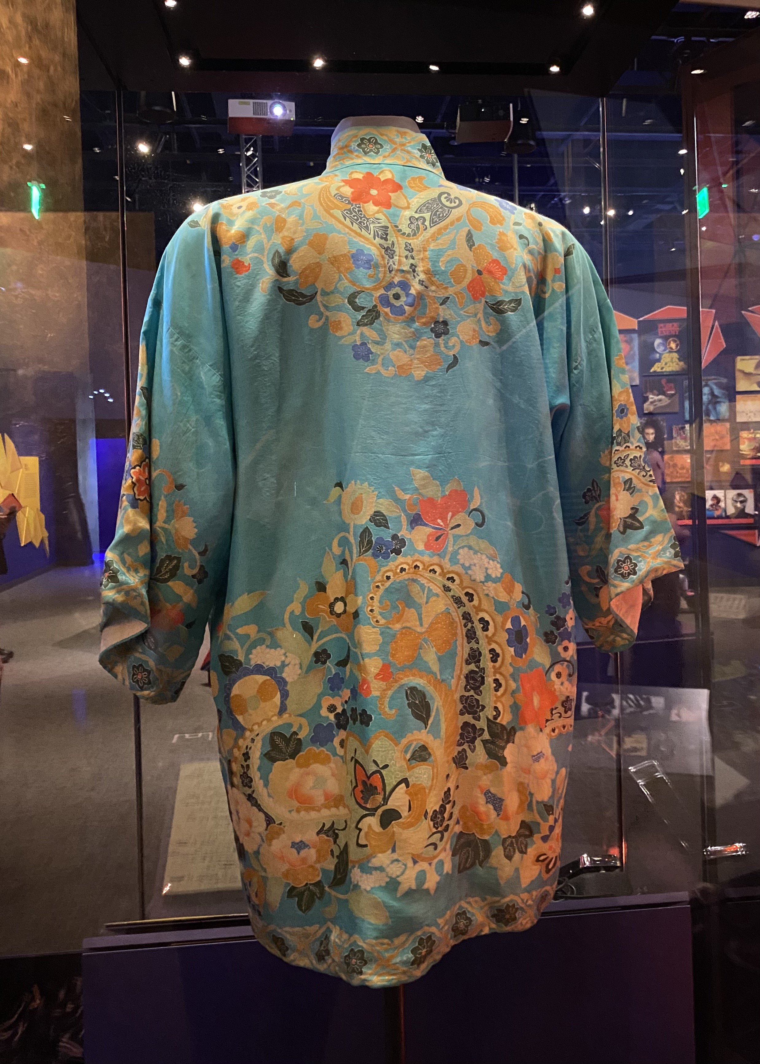 Jimi Hendrix kimono displayed in Afrofuturism: A History of Black Futures