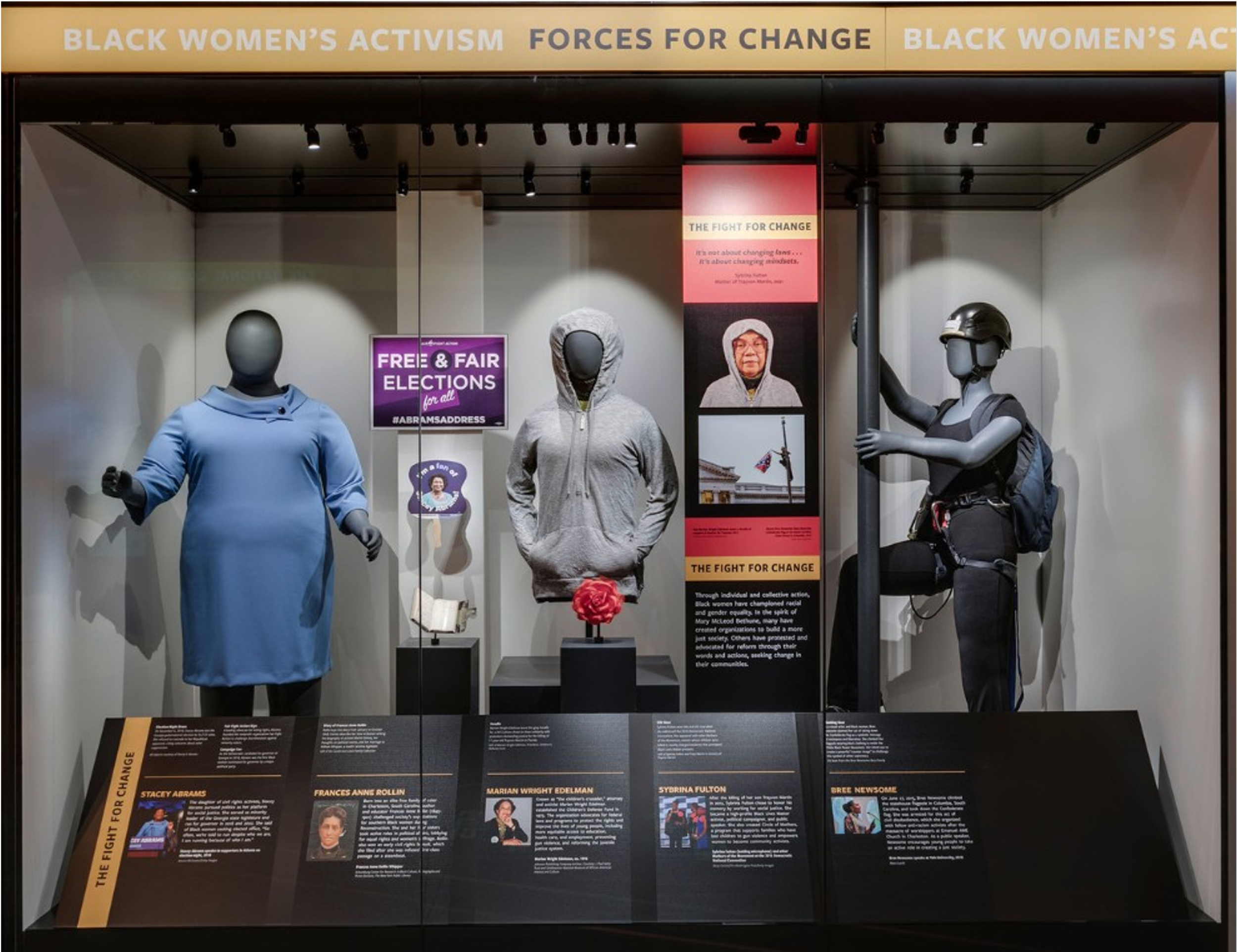 Custom mounts for Forces for Change:
Mary McLeod Bethune and Black Women’s Activism