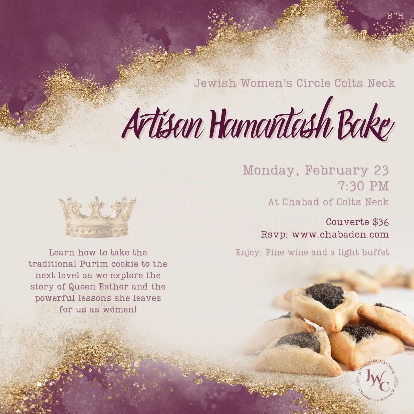 Artisan Hamantash Bake