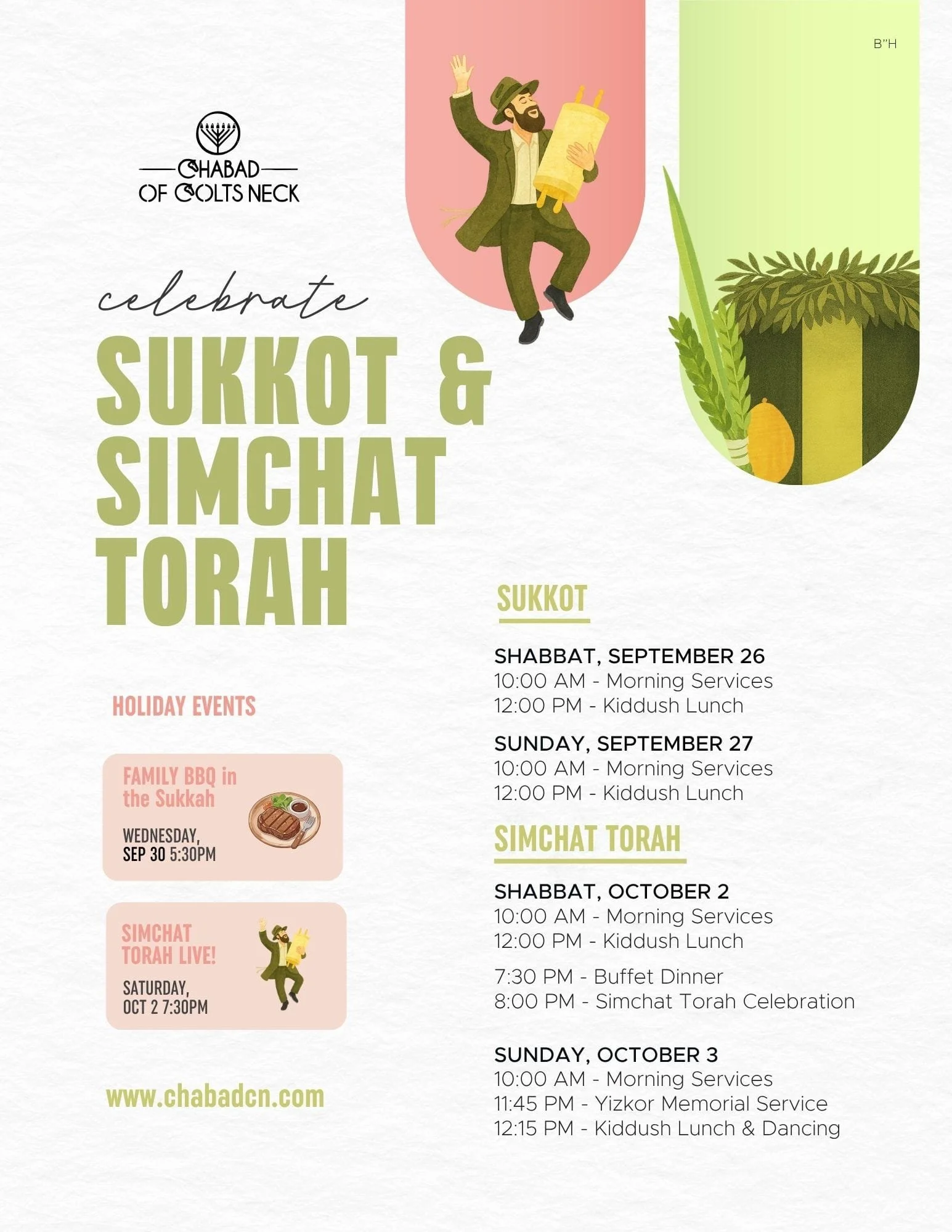 Sukkot and Simchat Torah