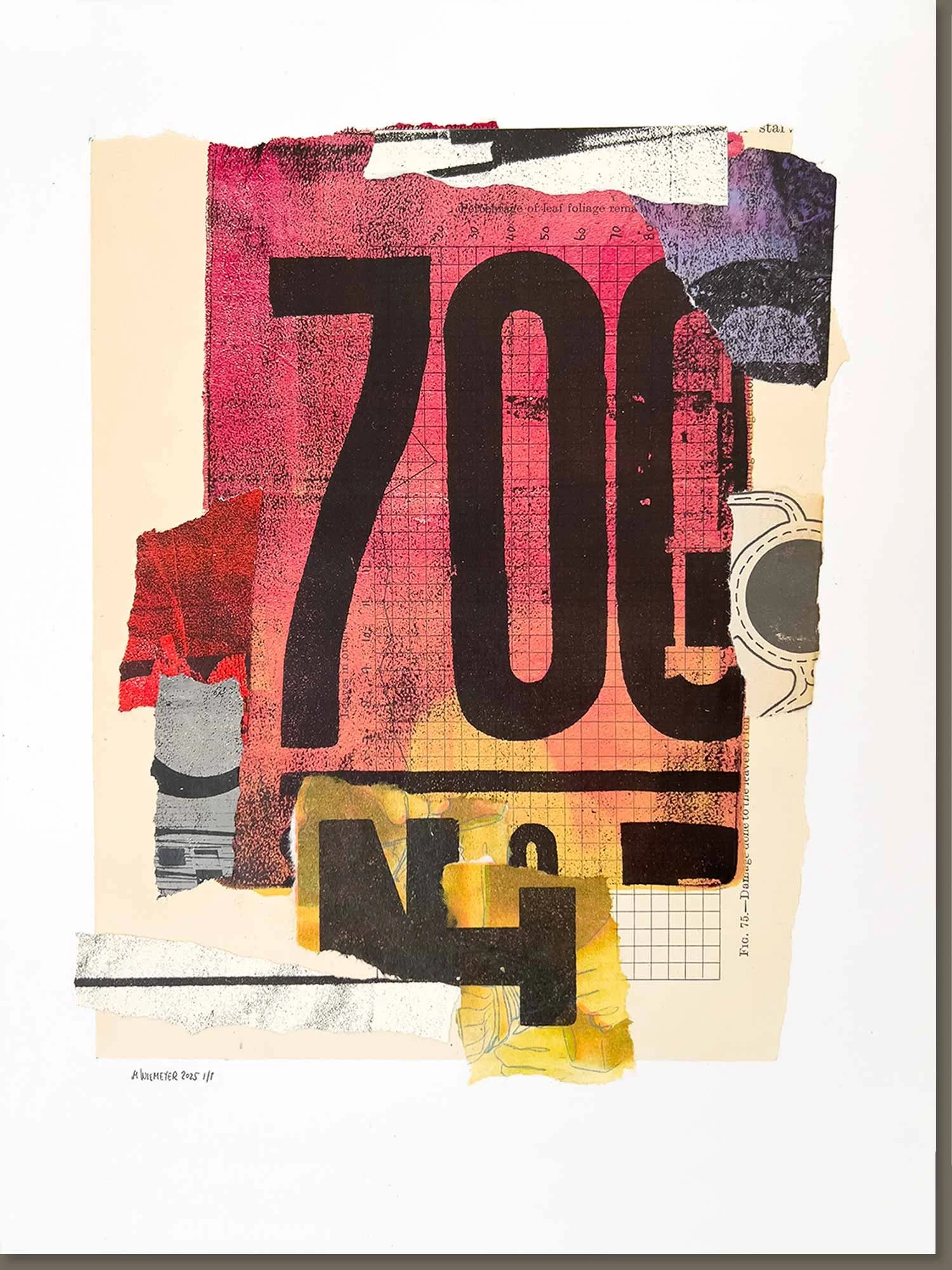 Lucky Number 700 | A number that was painted on a door in Brooklyn.