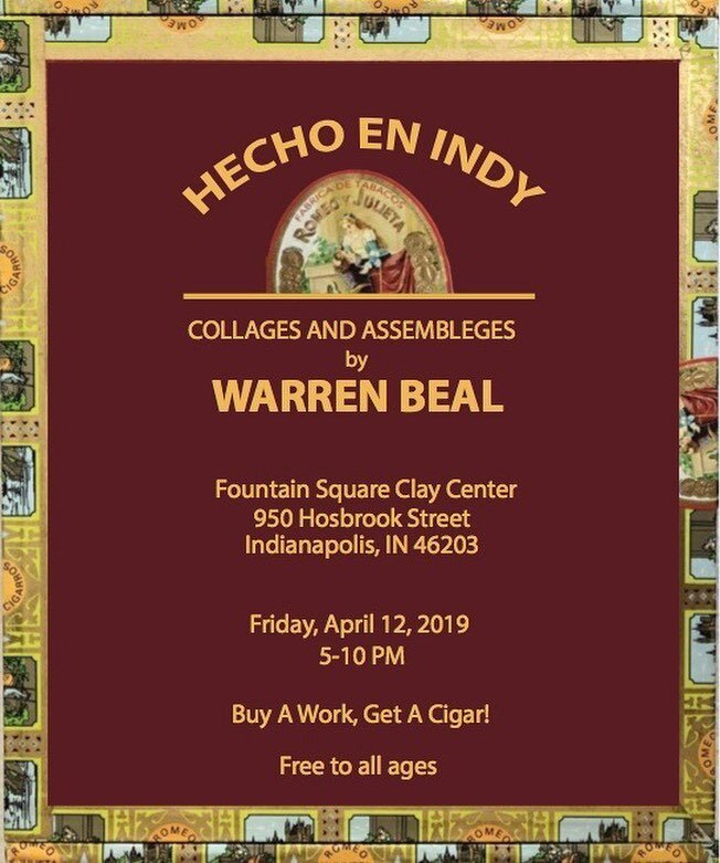 This Friday 6-10 Warren Beal will be showing a new collection of assemblage and collage work at the co-op gallery. Come out and show your support!