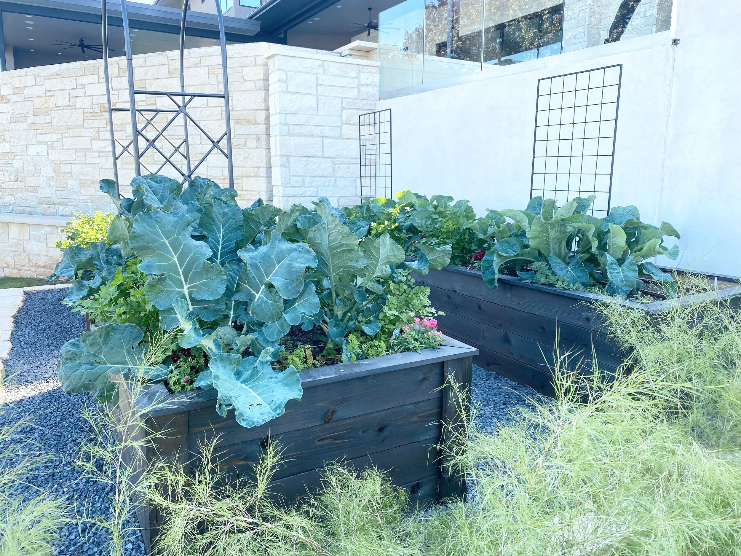 custom garden installation in lakeway