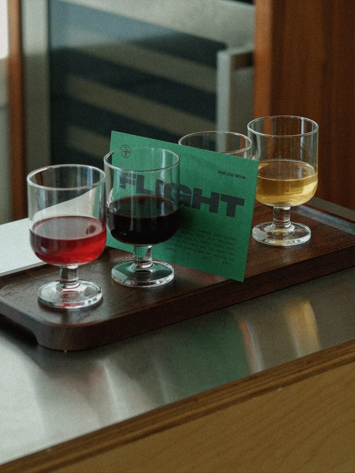 Wine flights lined up and ready. 
Task + taste, then catch the game. WFOmo kicks off at 4· come wrap up work, sip through a flight, and settle in.
LA vs Toronto Game 5 projects at 6, right at sundown.
See you soon.
Ages 21+
—
#omomer