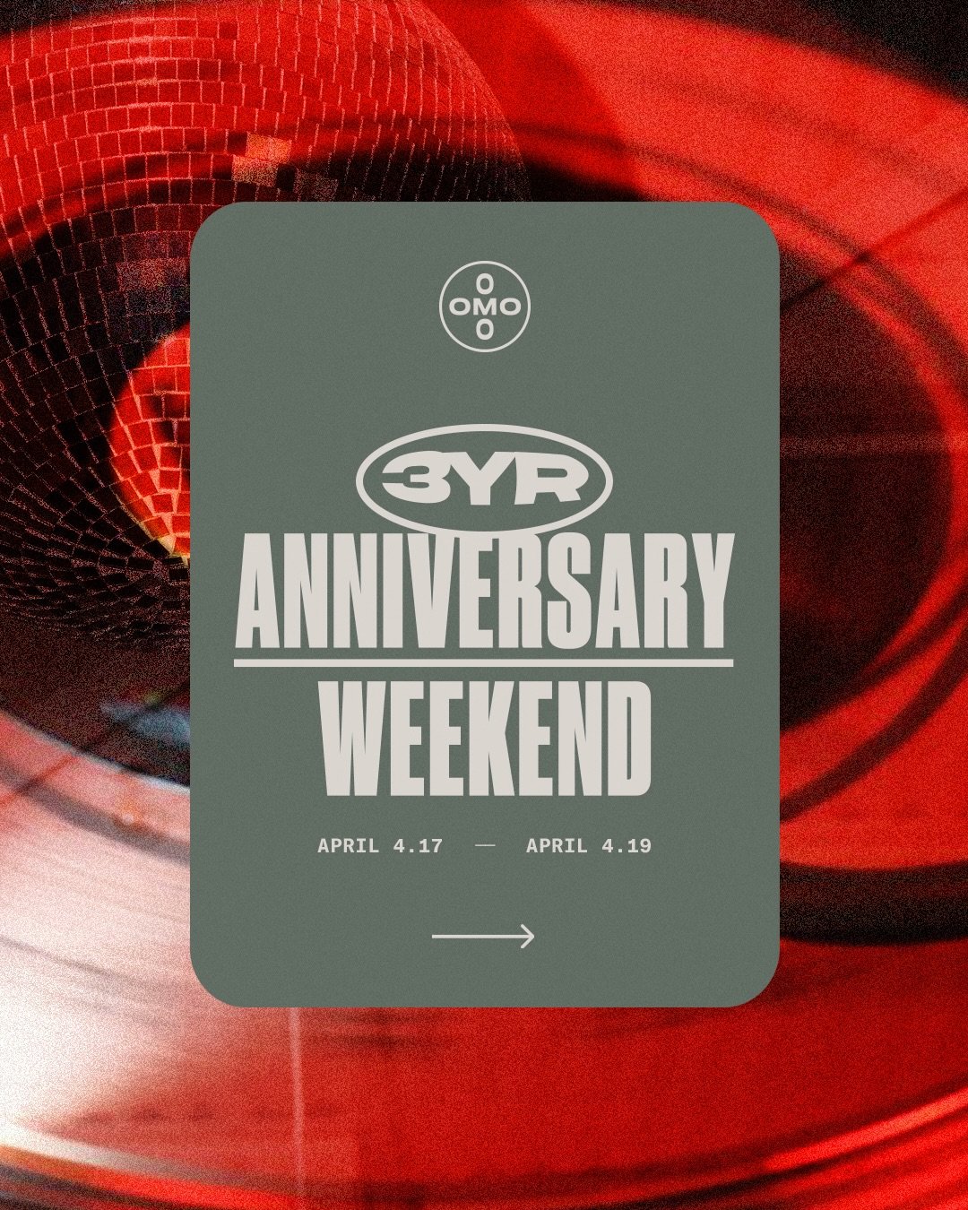 3 Years of Omo
&mdash;and many more ahead.

We&rsquo;re grateful for everyone who continues to show up, settle in, and make this space your own.

Here&rsquo;s what&rsquo;s unfolding &darr;

𝗙𝗥𝗜𝗗𝗔𝗬
Open &bull; 2-11PM

New Merch Available
Food by