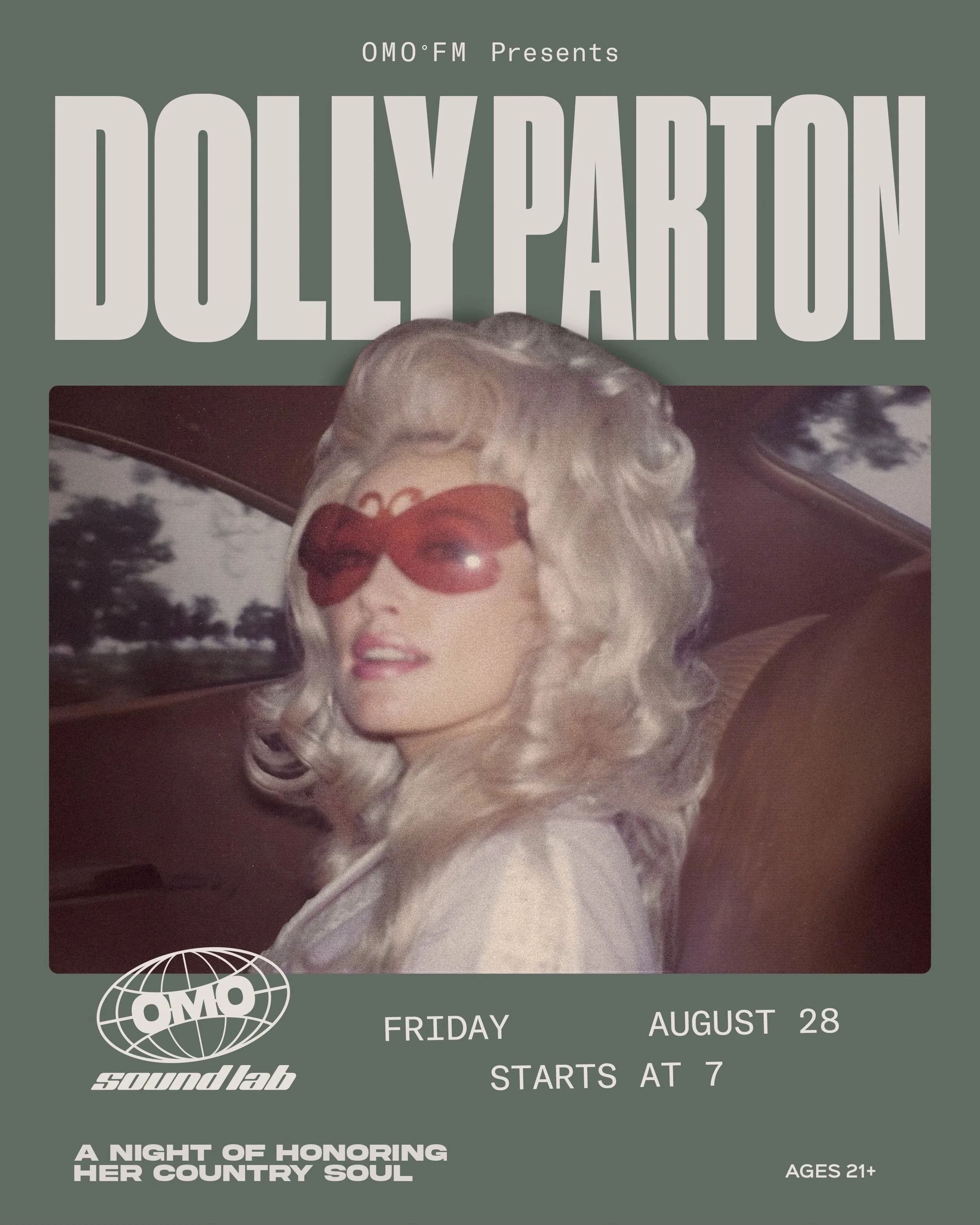 FOR THE LOVE OF DOLLY 💗✨🪩

𝙾𝙼𝙾&deg;𝙵𝙼 Presents &middot; Dolly Parton &mdash; A House Curated Playlist Honoring Her Country Soul 

This Friday, we&rsquo;re turning the lights pink, spinning the disco ball, and celebrating the one and only Dolly