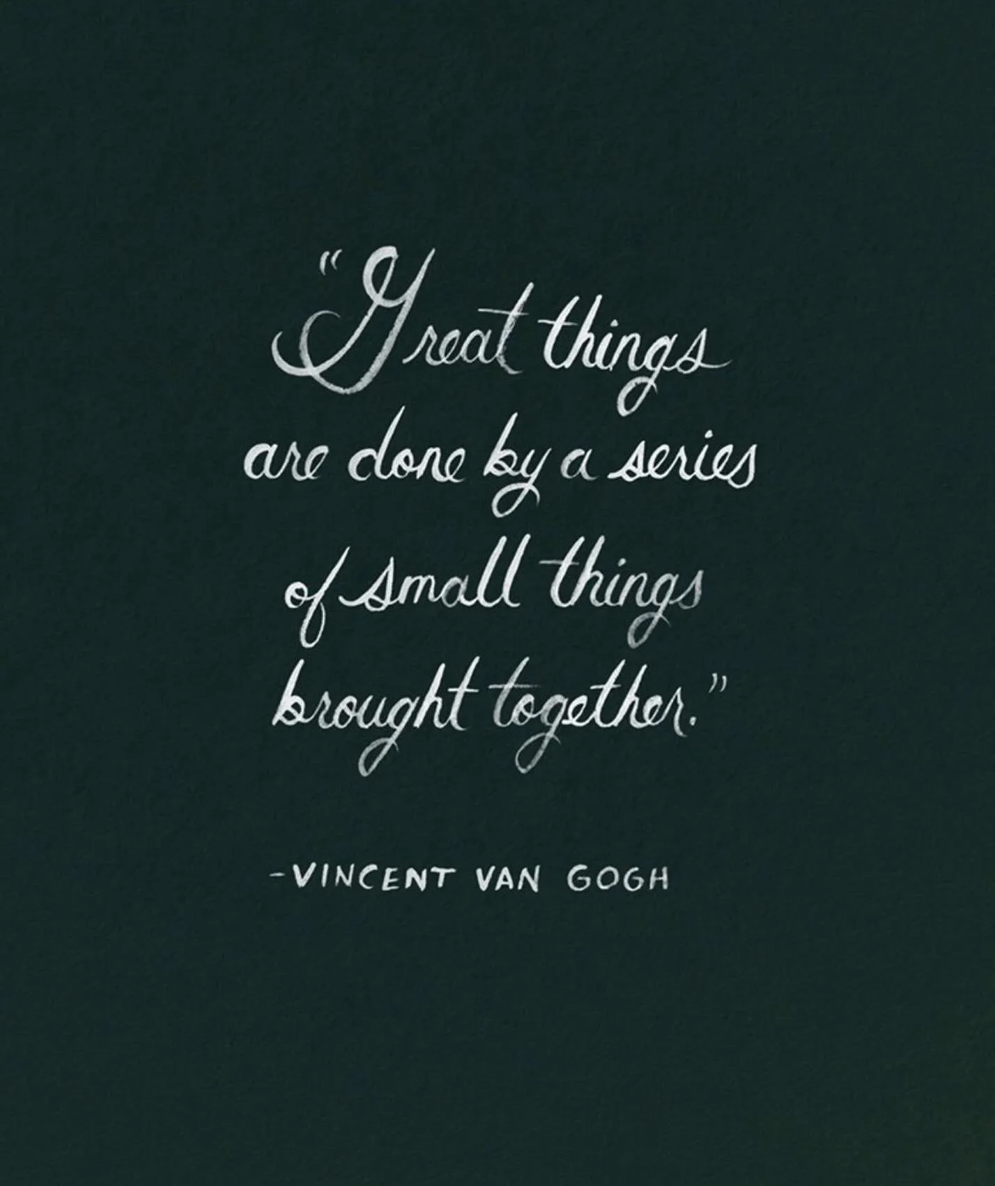 💫⭐️✨👆👆👆

#wordstoliveby #vincentvangogh #chipchip #fromlittlethingsbigthingsgrow #dream #followyourjoy