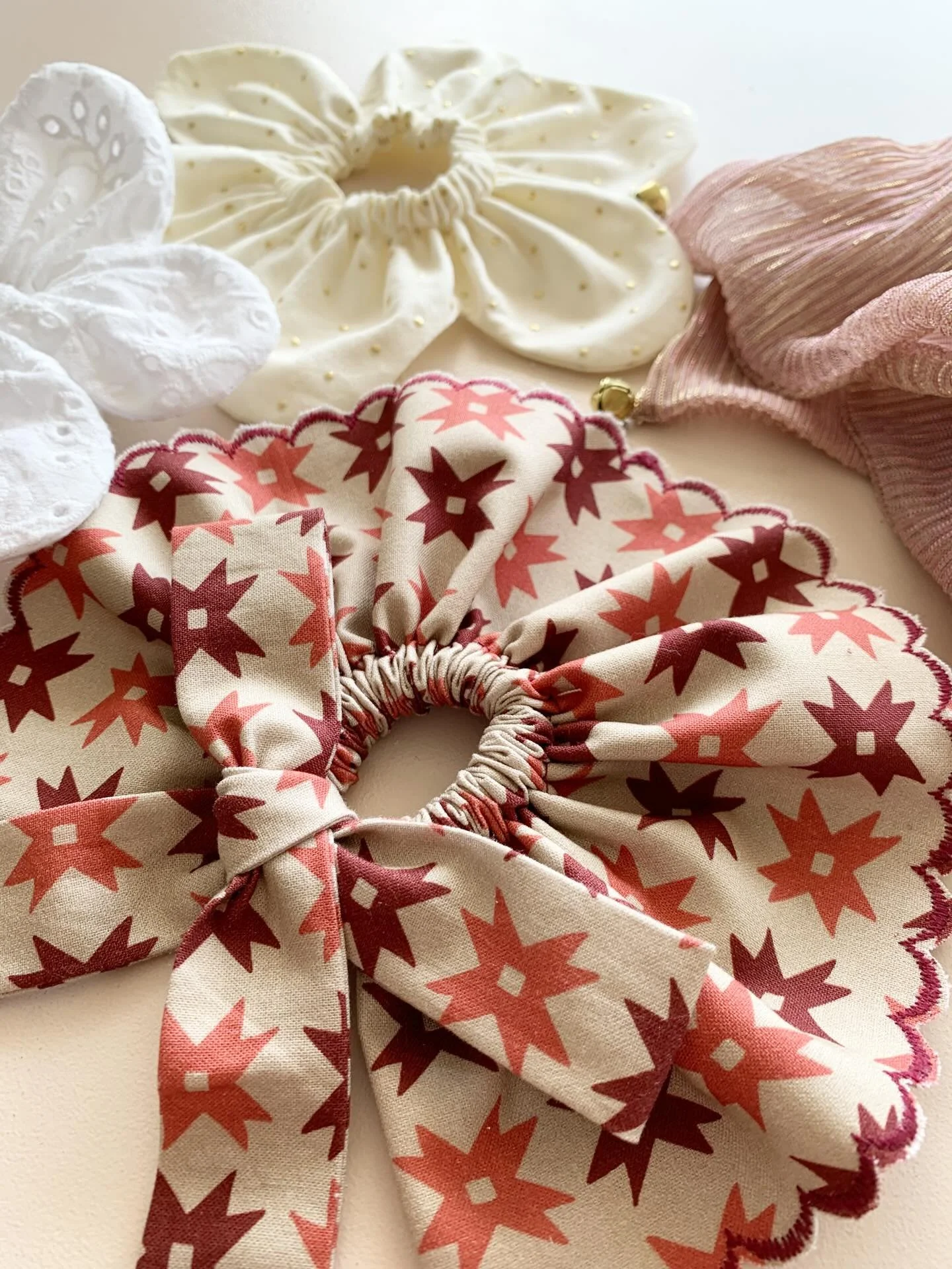 ✨ Part 5 of the Merry Makers Christmas Series! ✨

We&rsquo;re getting festive and fun today with three super adorable scrunchie variations 🎄🪡 These make the sweetest gifts, perfect stocking fillers, and you can customise them for everyday wear too.