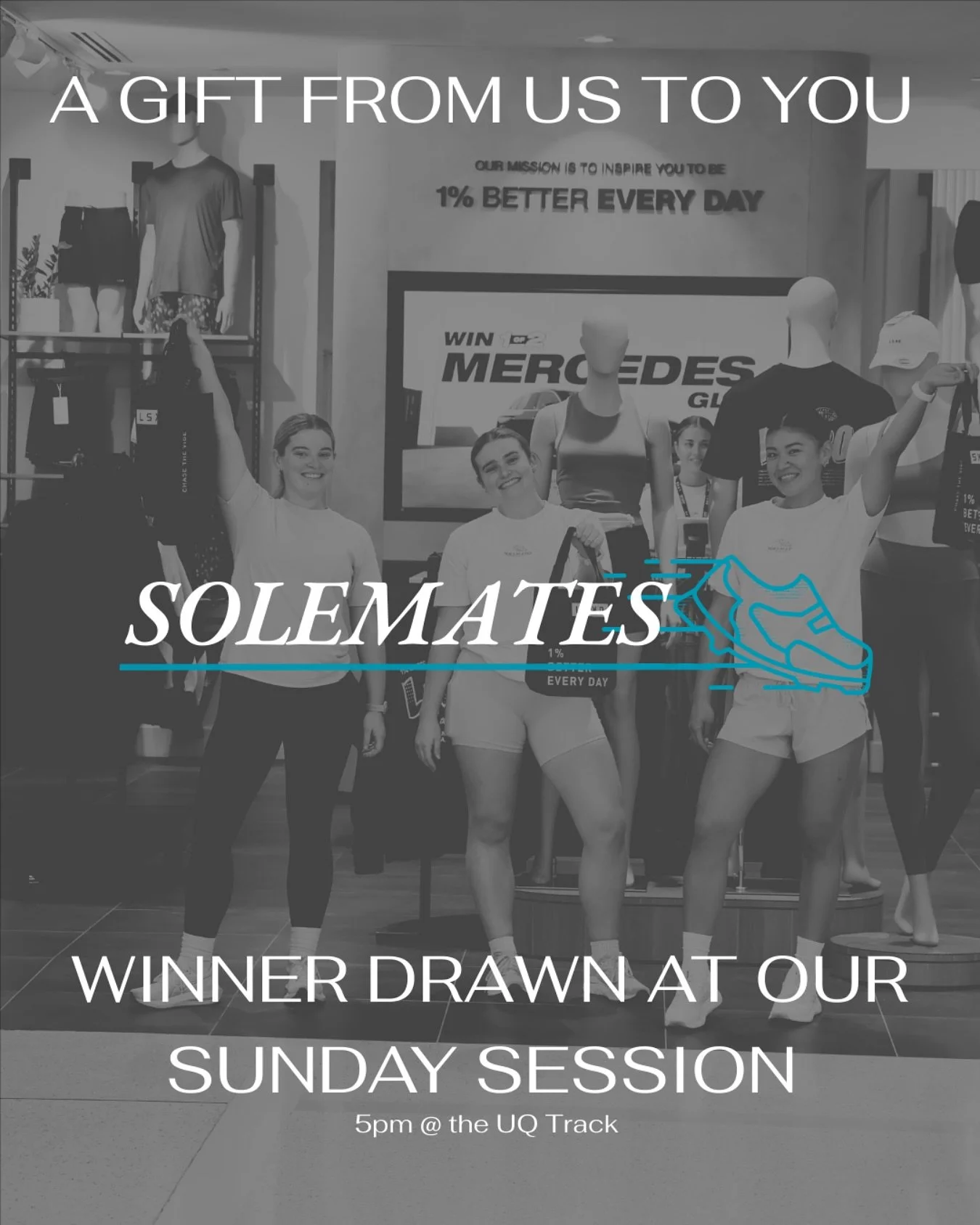 ROUND 2 👀 
We have 2x LSKD Gift Vouchers to give away 🫢 you heard it here first.. double the chance to win!! 🥳

This time, any one that joins us this Sunday down at the track at 5pm will be automatically in the draw to win 🥇 

So be sure that you